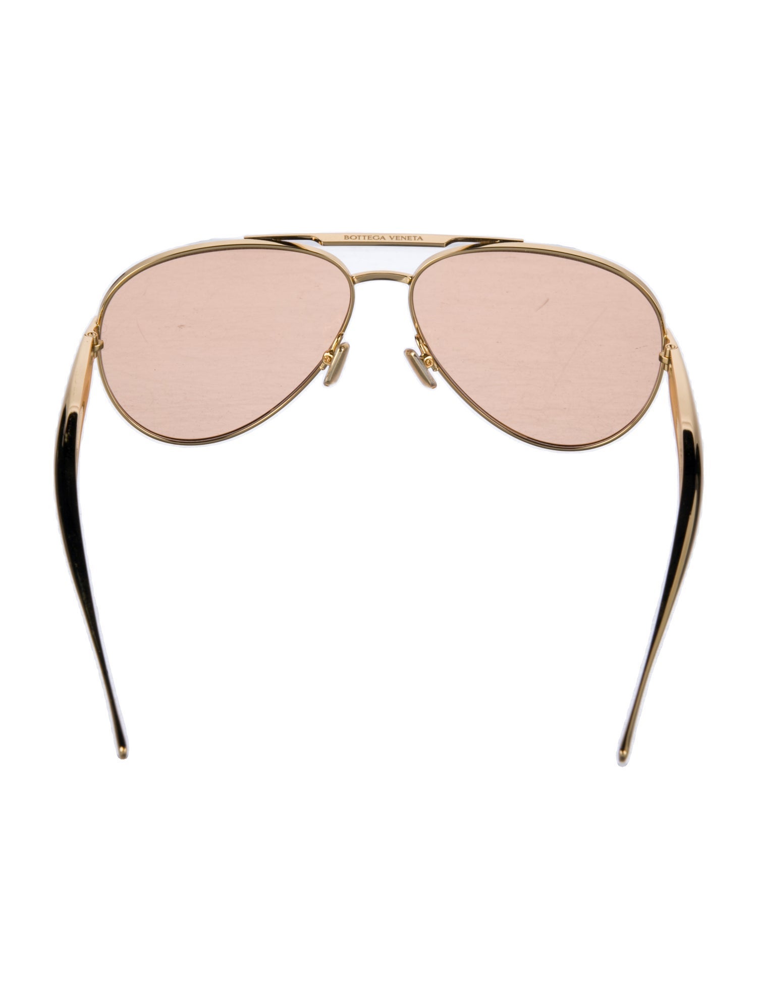 Bottega Veneta Aviator Mirrored Sunglasses