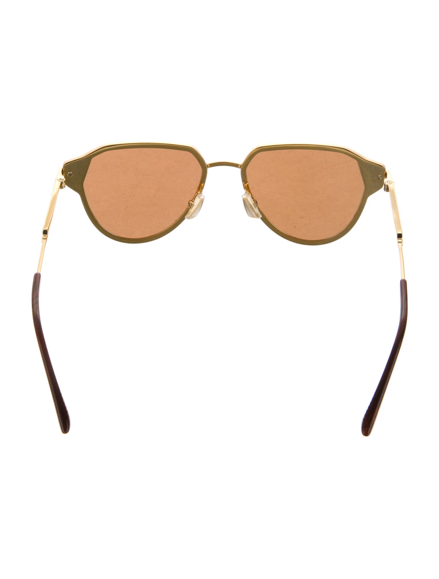 Bottega Veneta Aviator Tinted Sunglasses