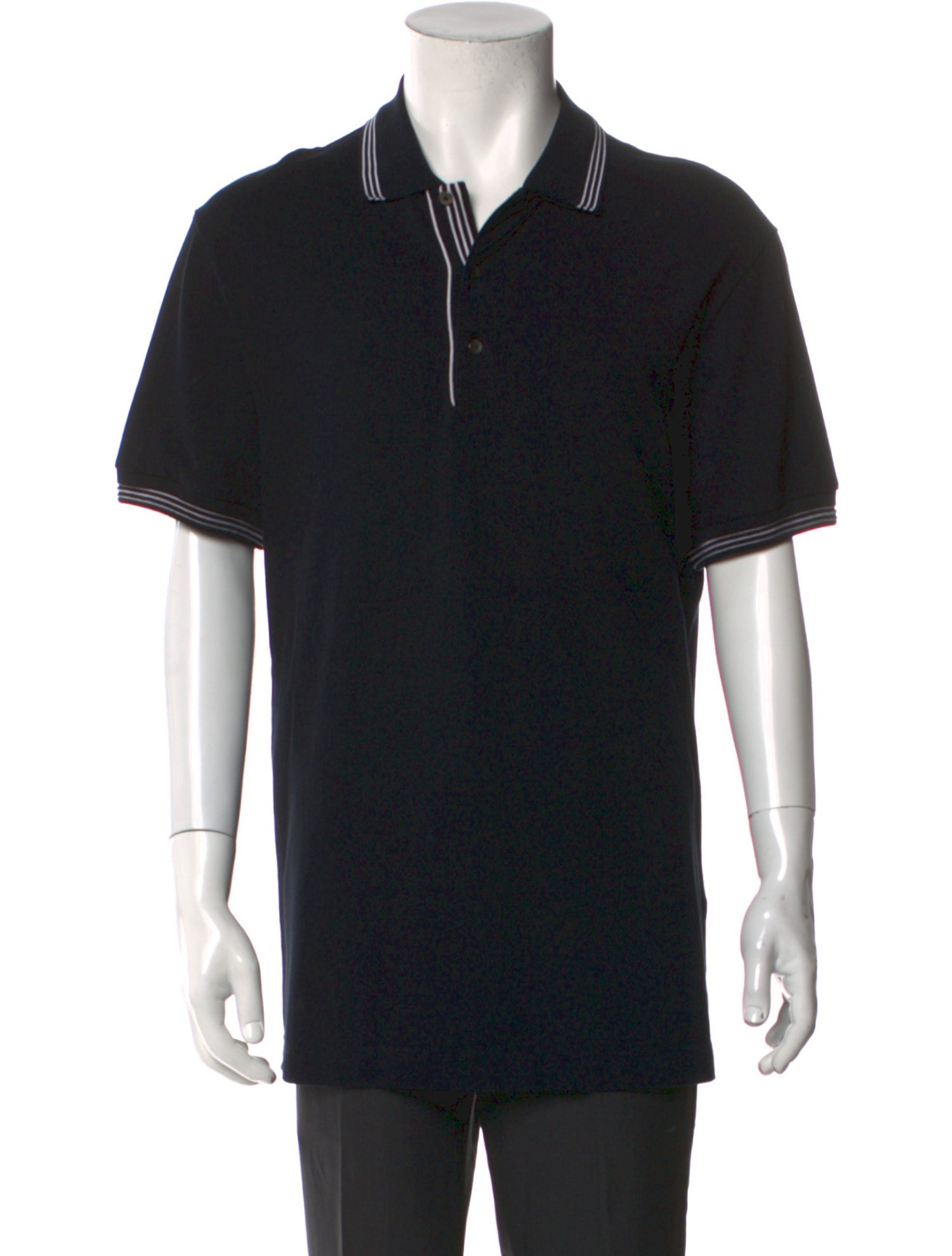 Bottega Veneta Crew Neck Short Sleeve Polo Shirt