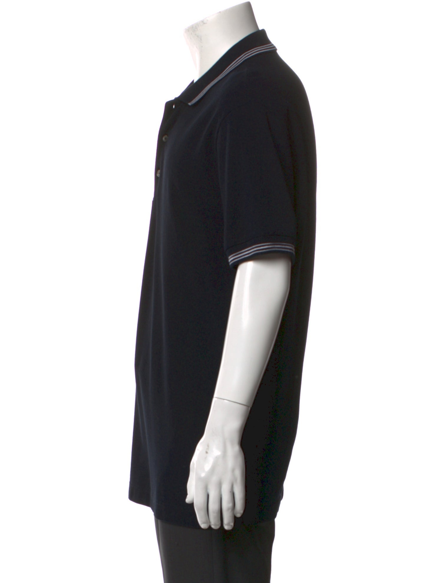 Bottega Veneta Crew Neck Short Sleeve Polo Shirt