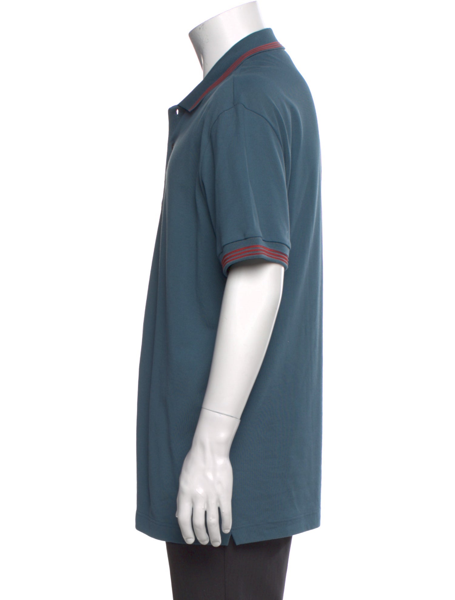 Bottega Veneta Crew Neck Short Sleeve Polo Shirt