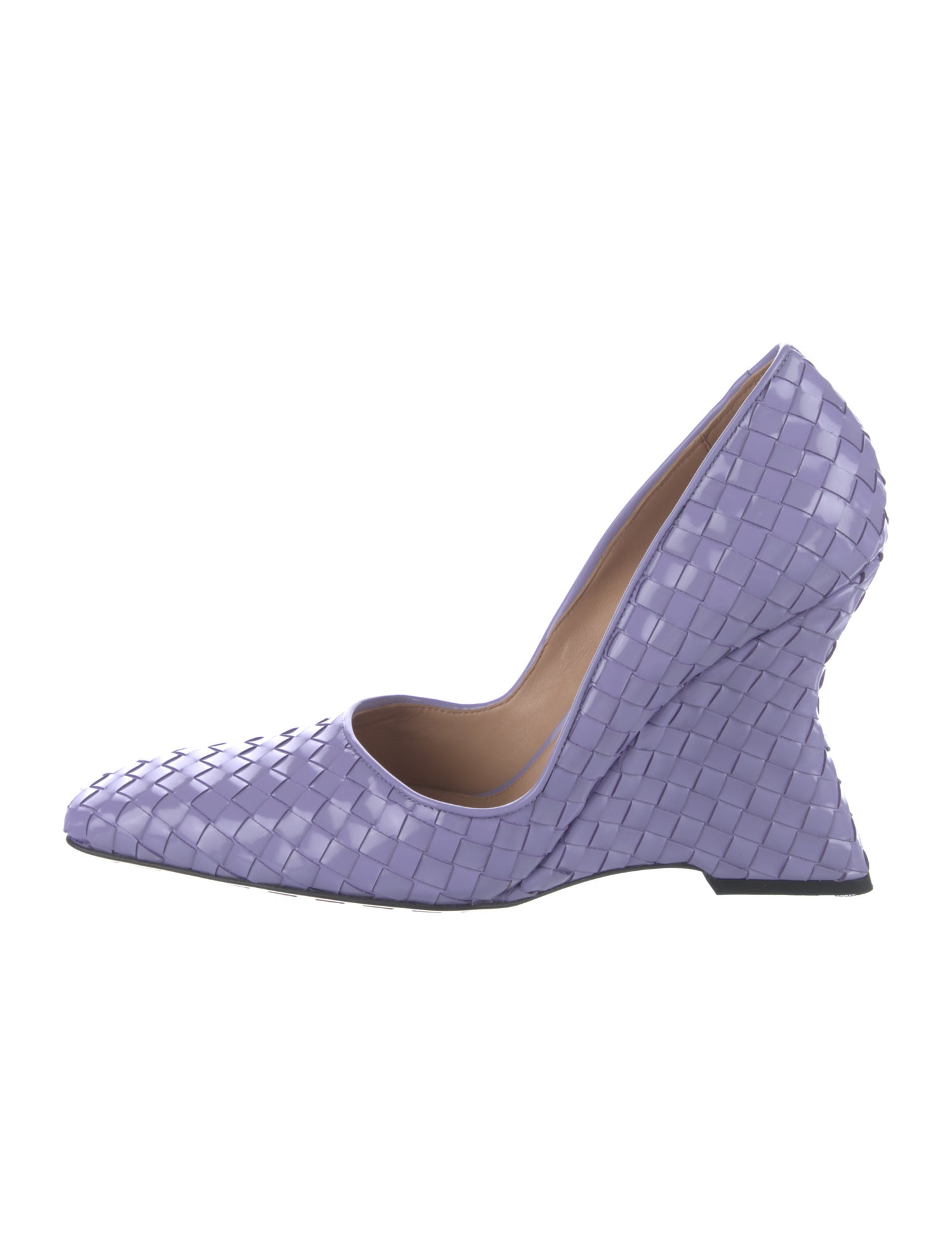 Bottega Veneta Intrecciato Weave Leather Pumps