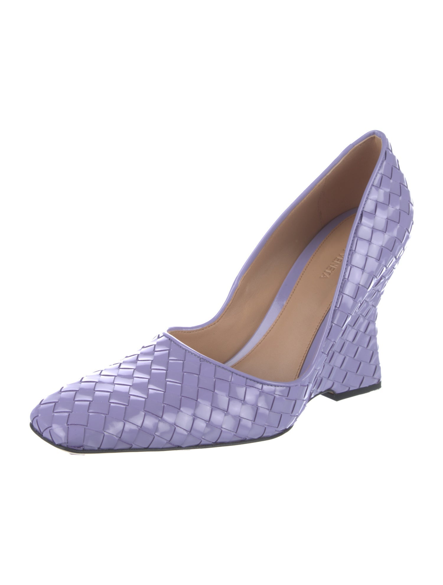 Bottega Veneta Intrecciato Weave Leather Pumps