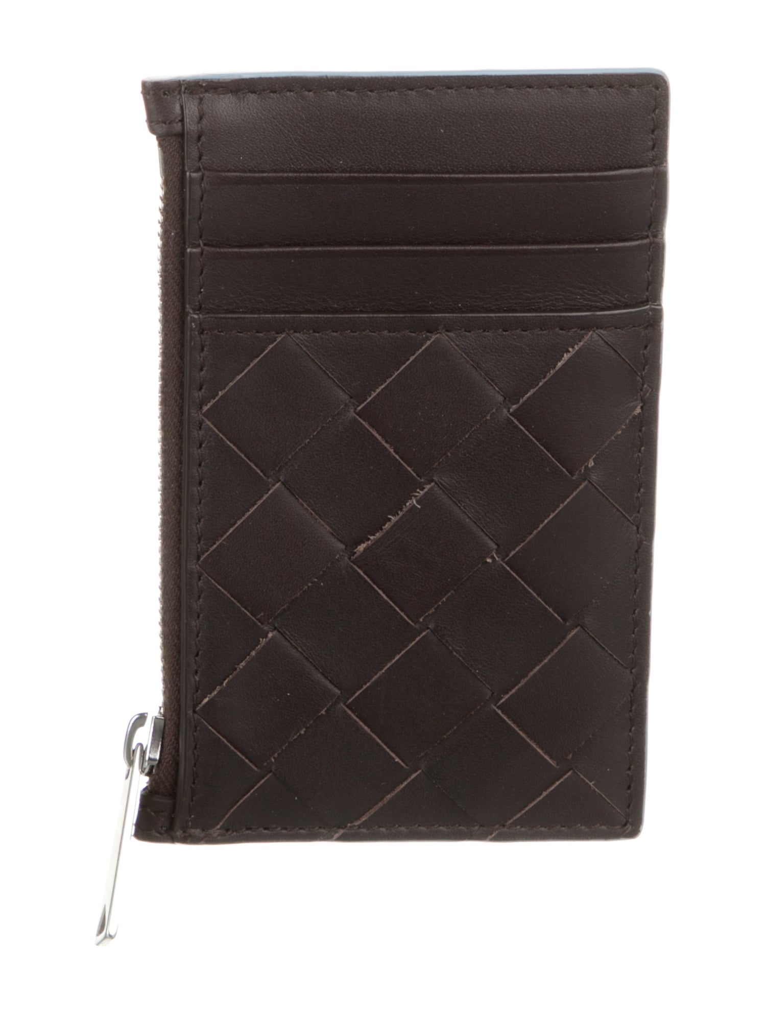 Bottega Veneta Intrecciato Weave Leather Wallet