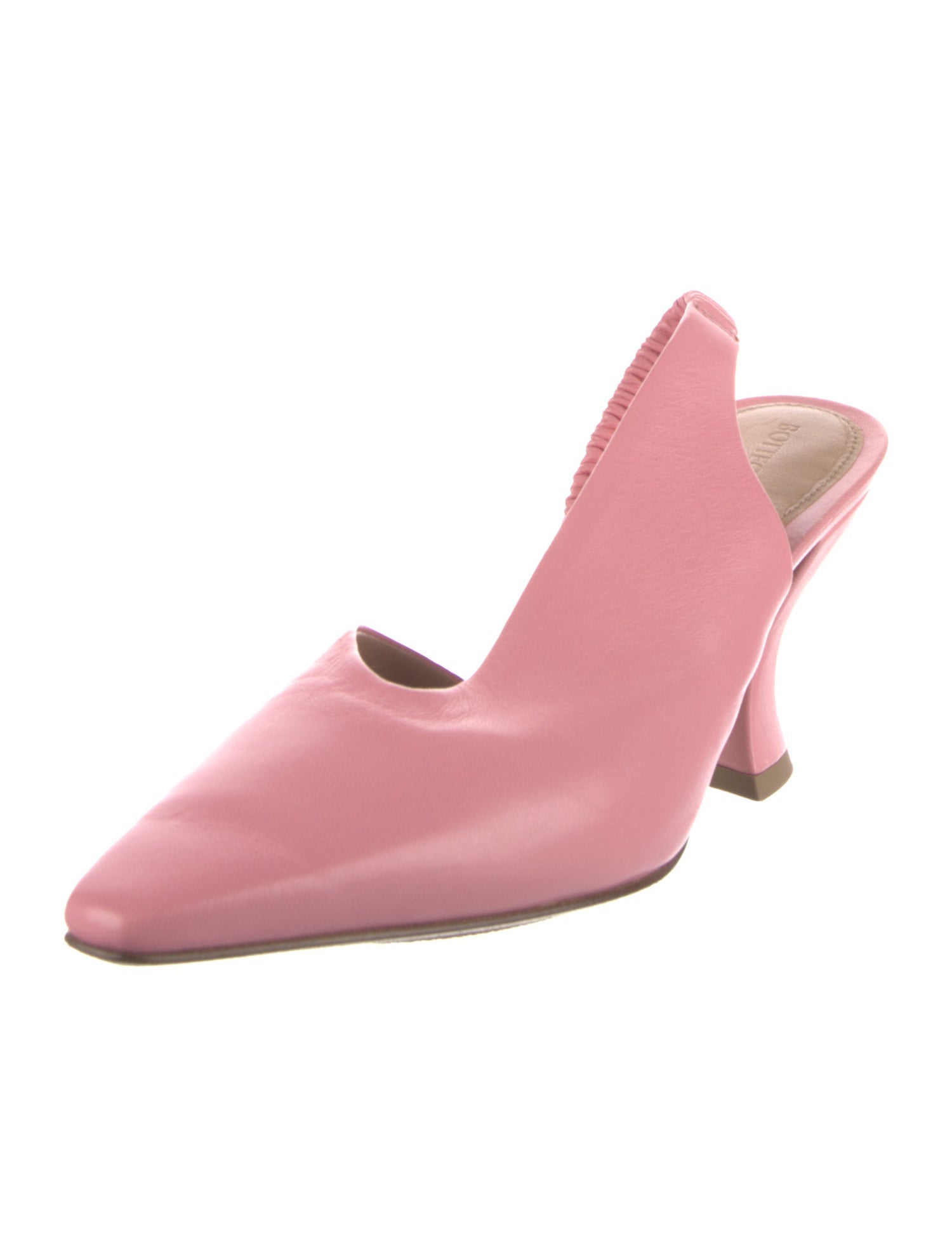 Bottega Veneta Leather Slingback Pumps