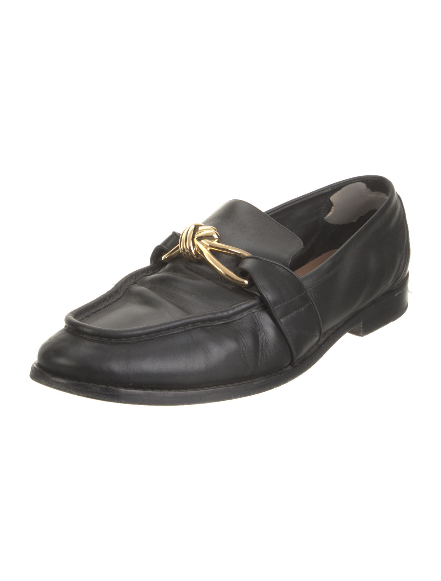 Bottega Veneta Intrecciato Weave Leather Dress Loafers