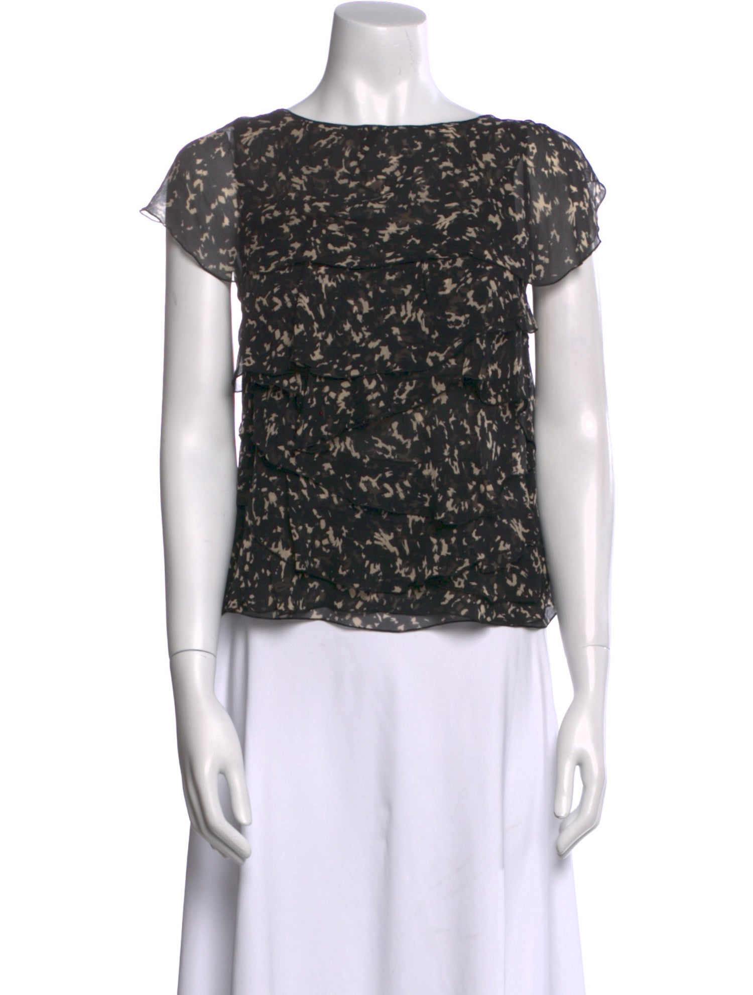 Bottega Veneta Silk Printed Blouse