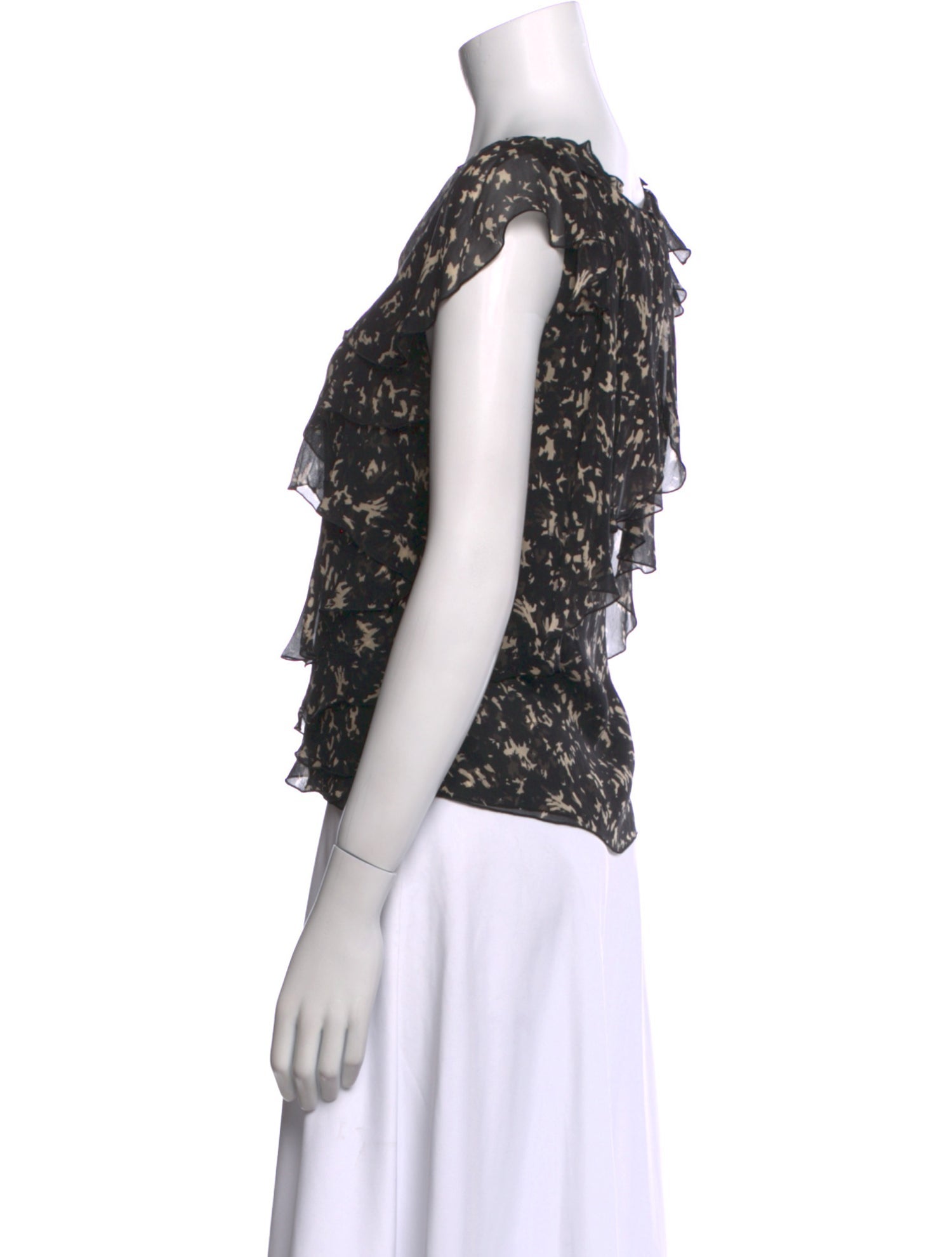 Bottega Veneta Silk Printed Blouse