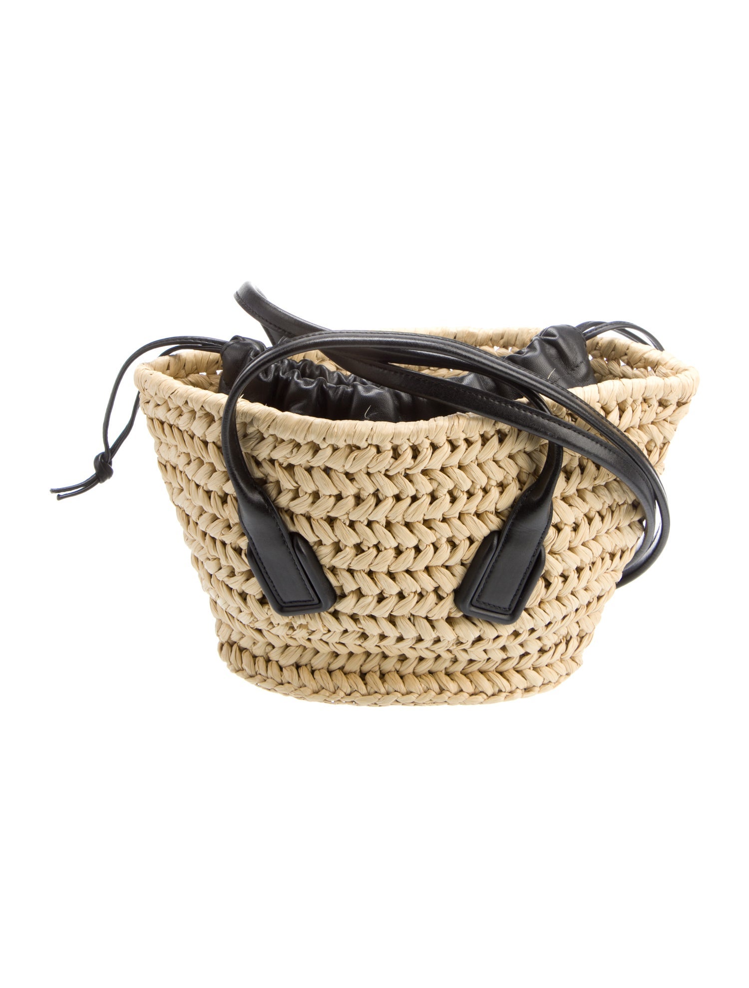 Bottega Veneta Raffia Arco Small