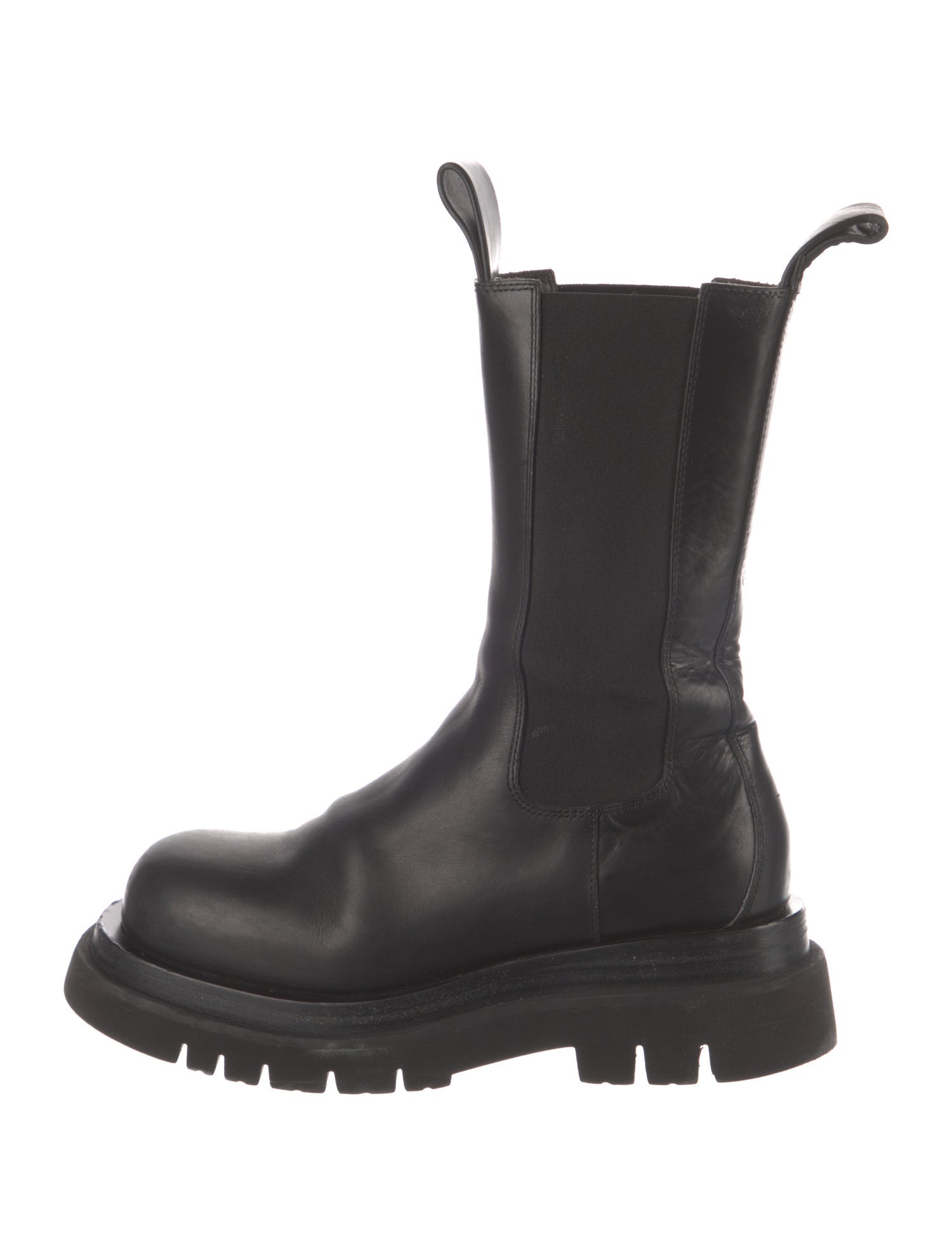 Bottega Veneta Leather Combat Boots