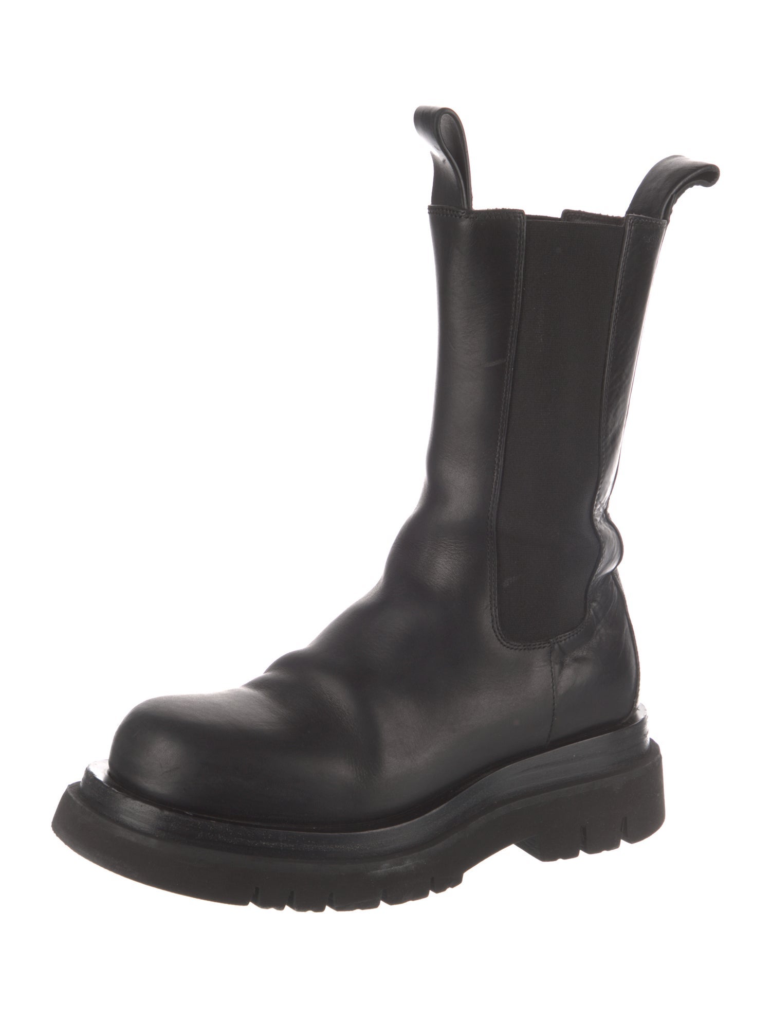 Bottega Veneta Leather Combat Boots