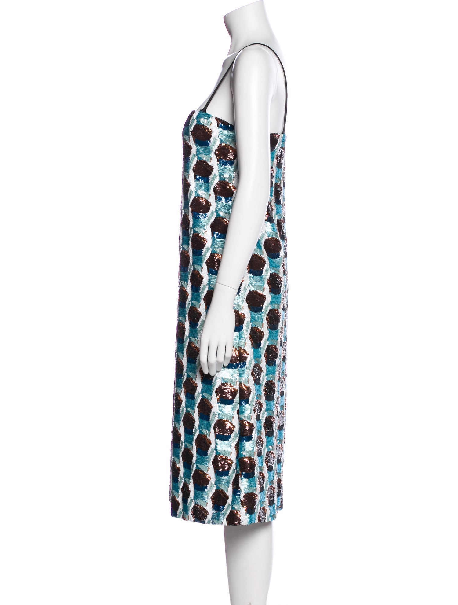 Bottega Veneta Printed Midi Length Dress w/ Tags