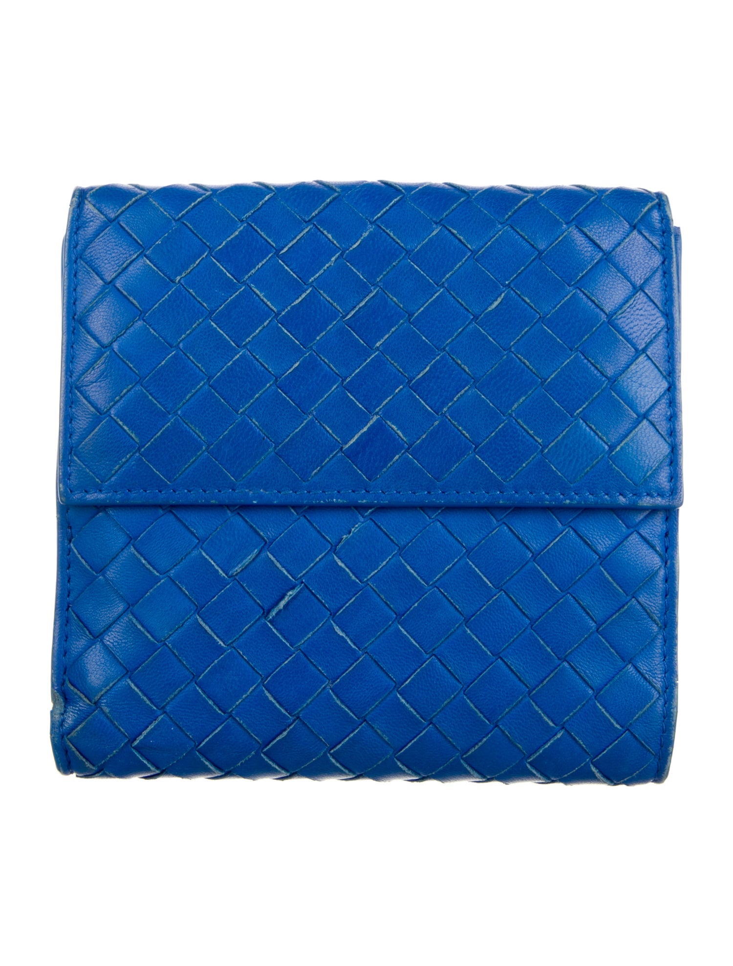 Bottega Veneta Intrecciato Weave Leather Wallet