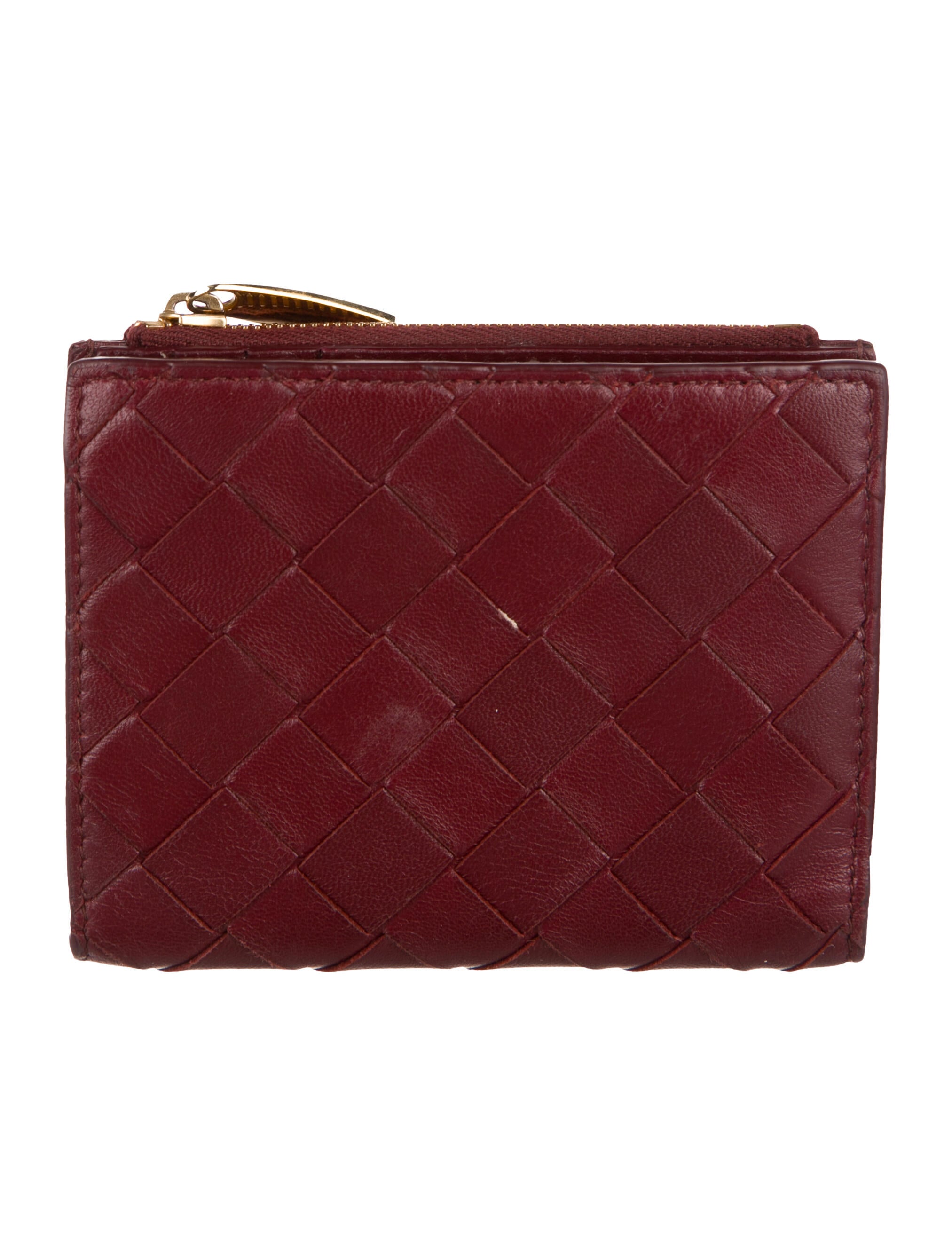 Bottega Veneta Intrecciato Weave Leather Wallet