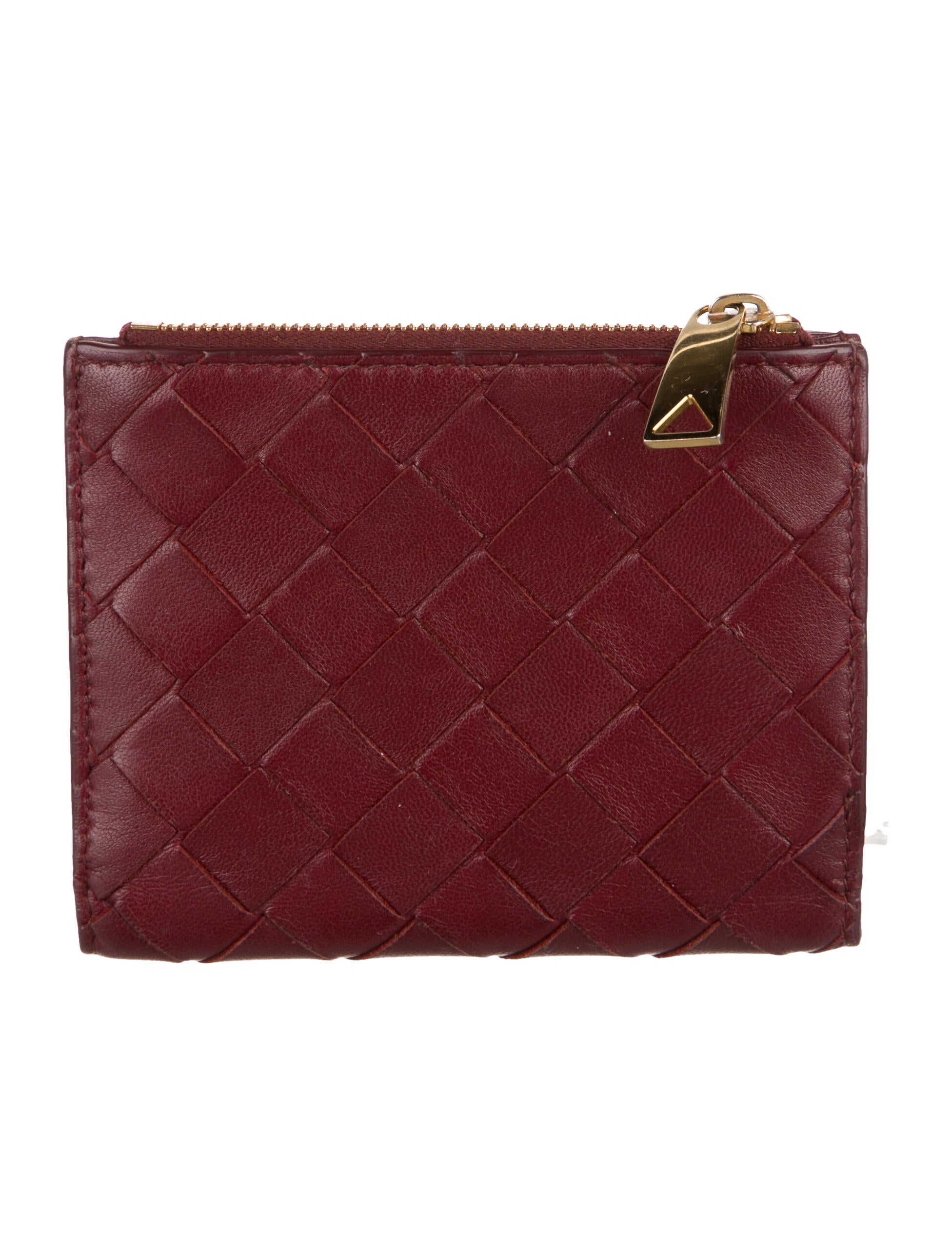 Bottega Veneta Intrecciato Weave Leather Wallet