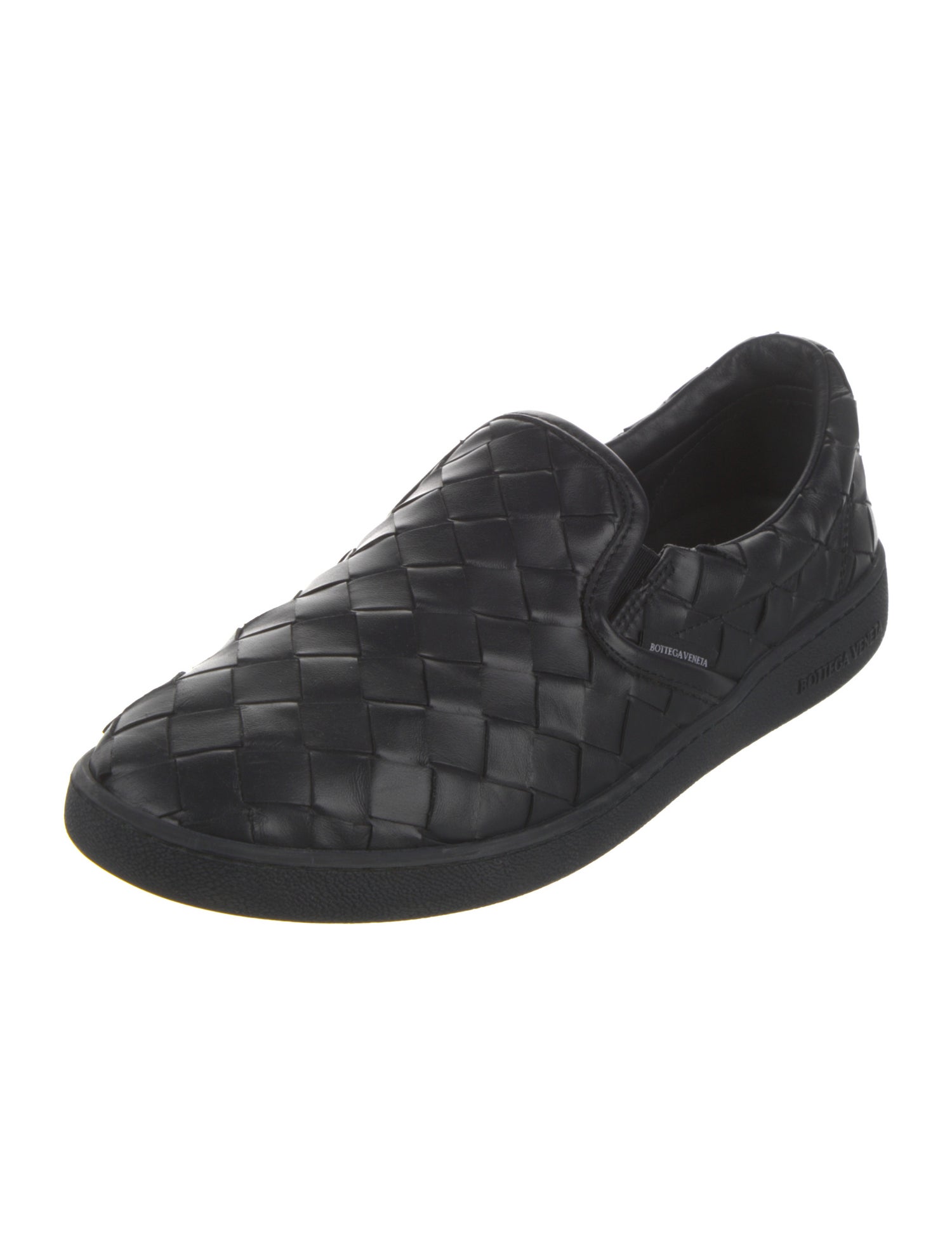 Bottega Veneta Intrecciato Weave Leather Sneakers
