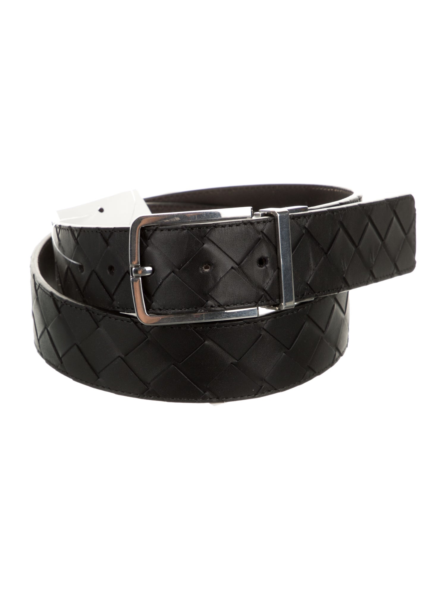 Bottega Veneta Intrecciato Weave Leather Waist Belt