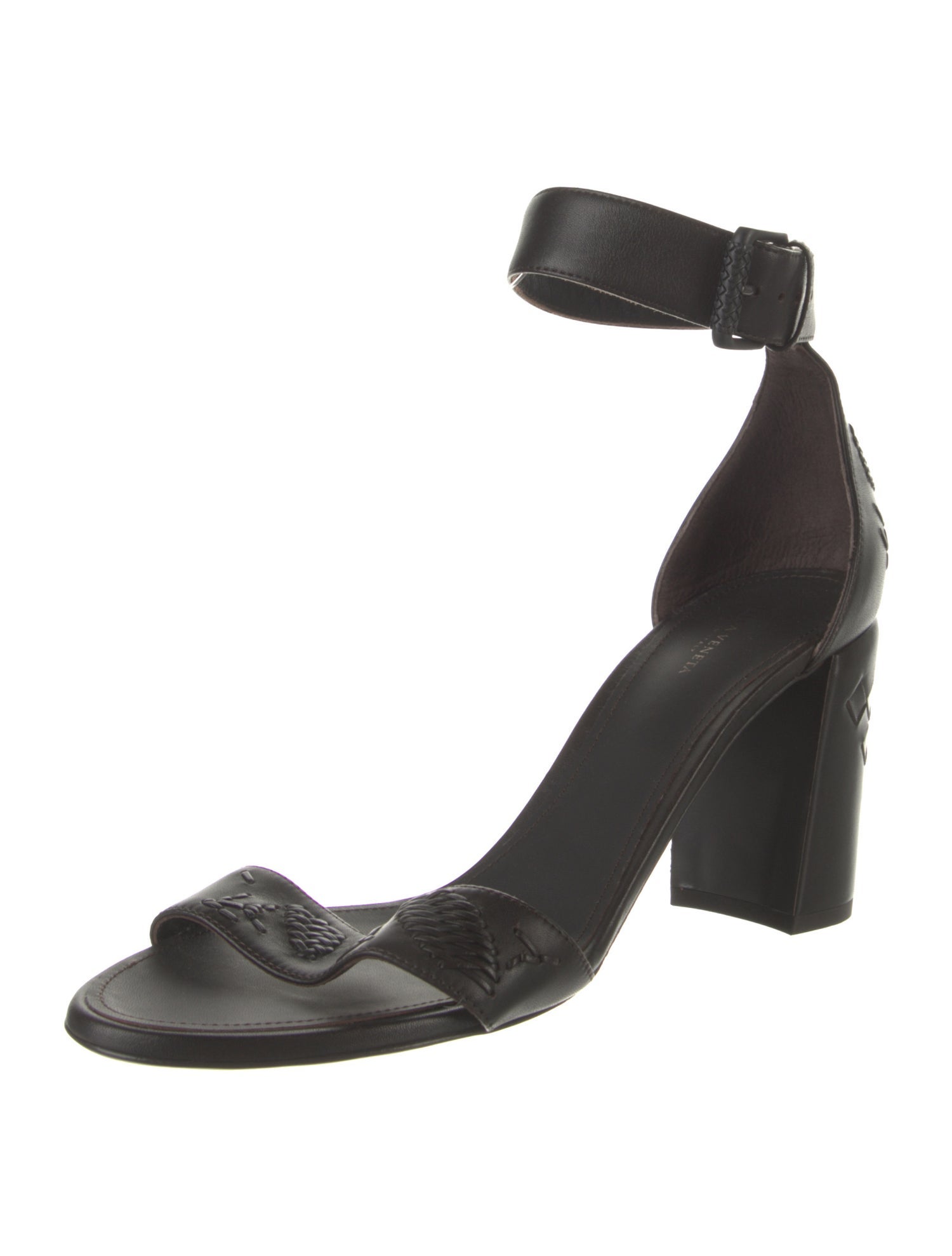 Bottega Veneta Intrecciato Weave Leather Sandals