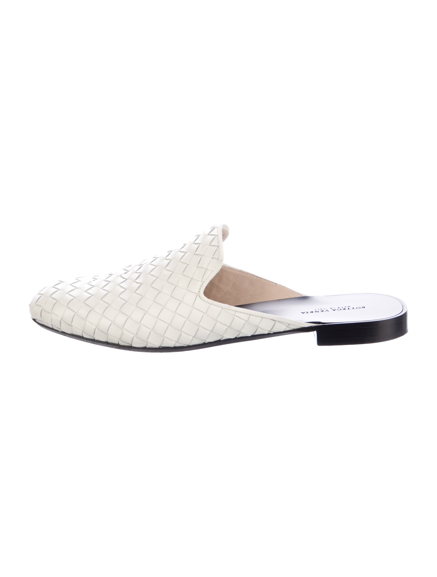 Bottega Veneta Intrecciato Weave Leather Mules