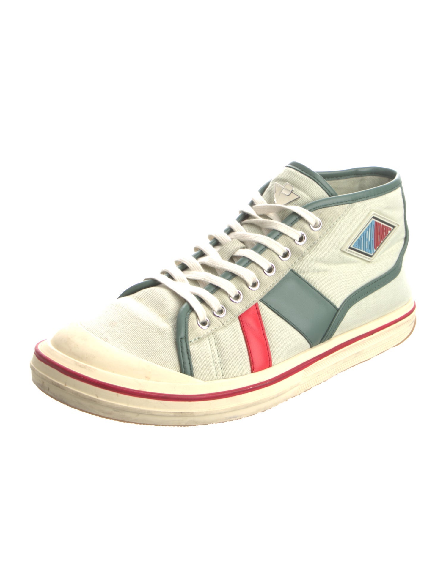 Bottega Veneta Canvas Printed Sneakers