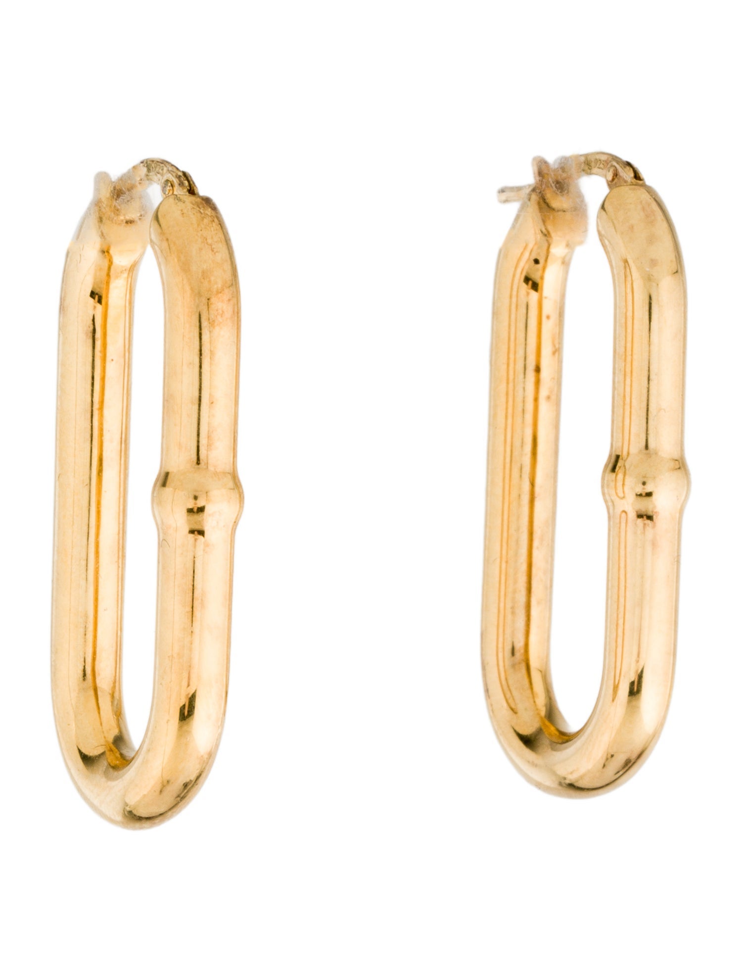 Bottega Veneta Chain Hoop Earrings