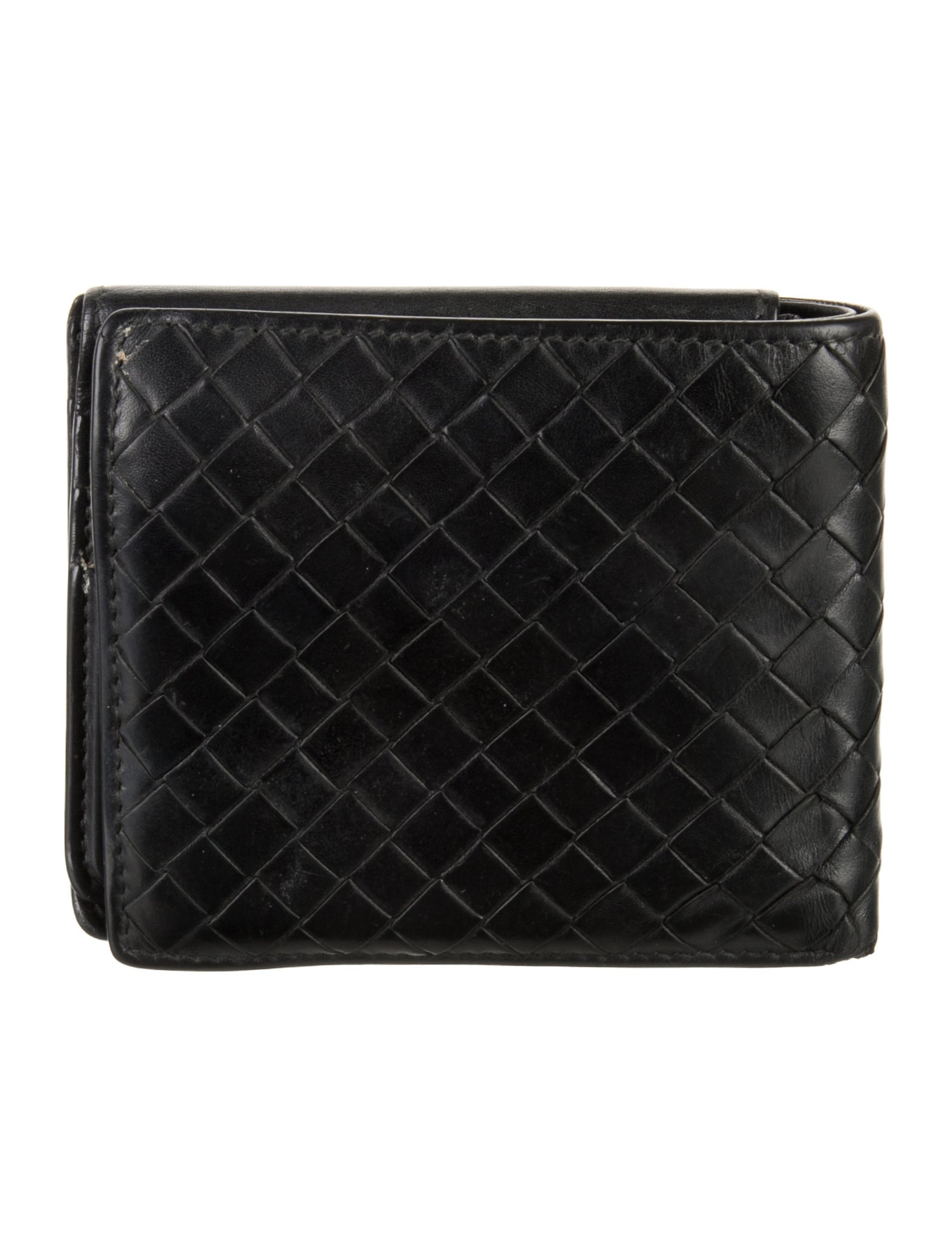 Bottega Veneta Intrecciato Weave Leather Wallet