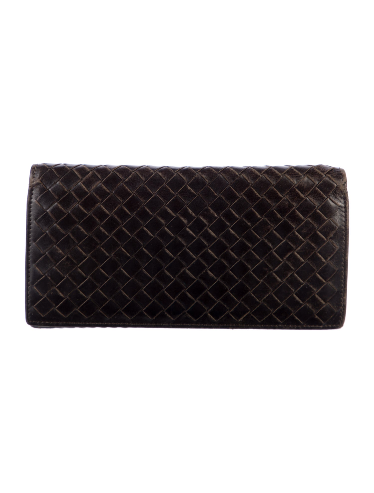 Bottega Veneta Intrecciato Weave Leather Wallet