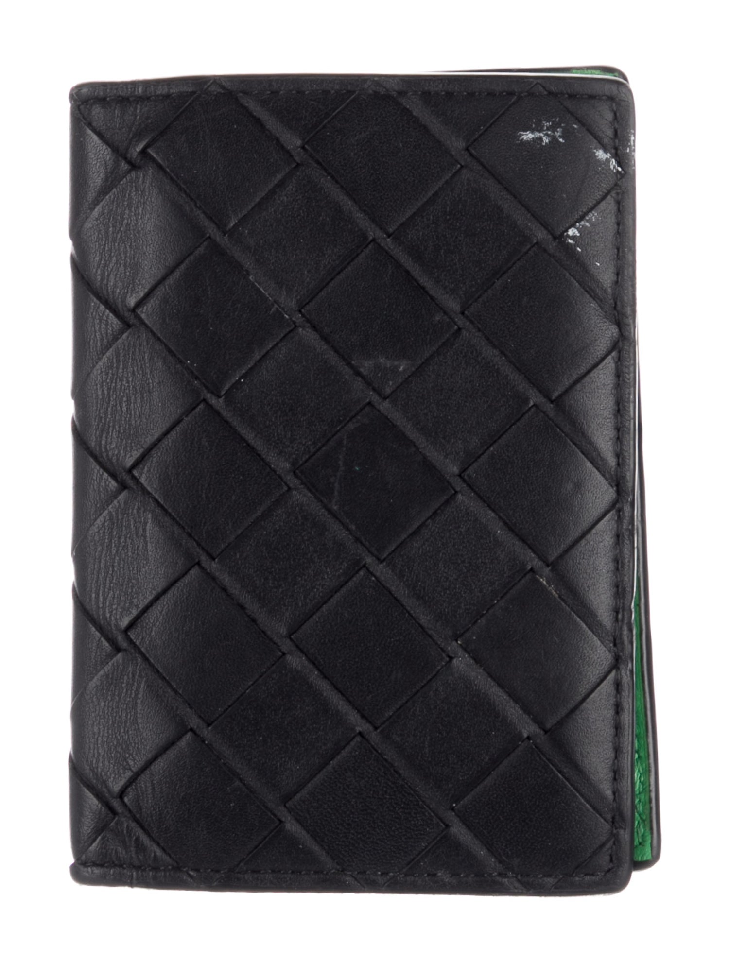 Bottega Veneta Intrecciato Weave Leather Wallet