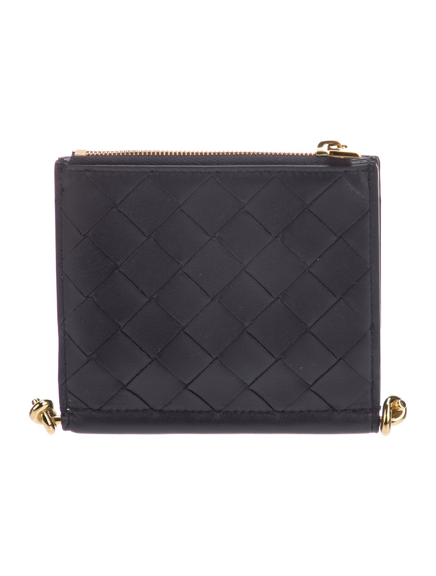 Bottega Veneta Intrecciato Weave Leather Wallet w/ Tags