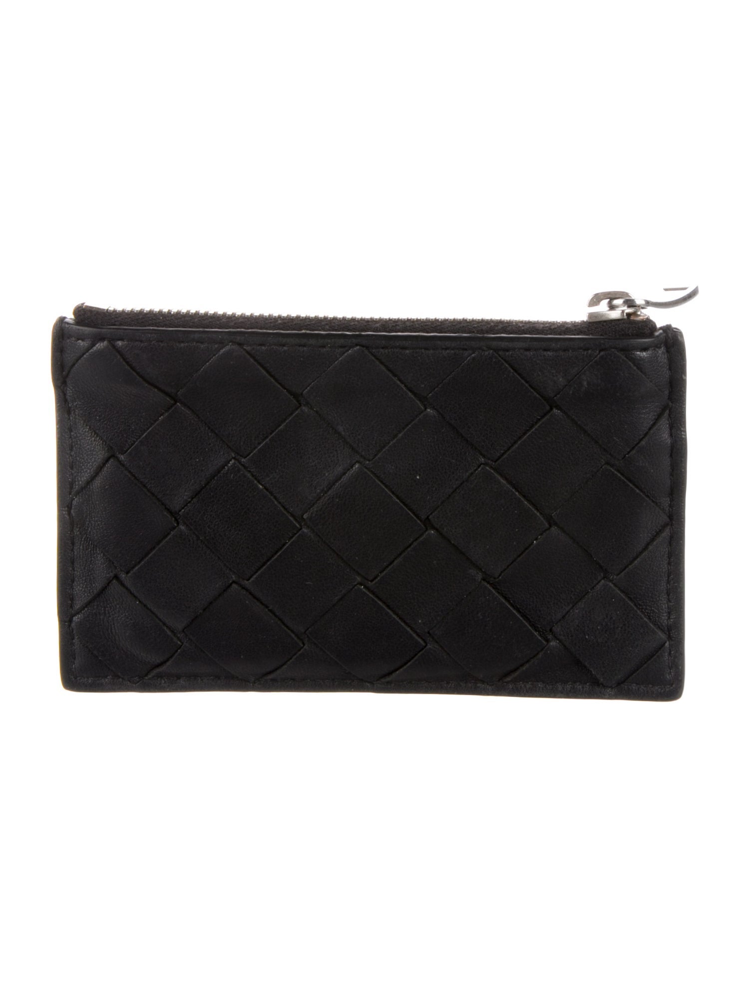 Bottega Veneta Key Pouch Intrecciato Weave Wallet