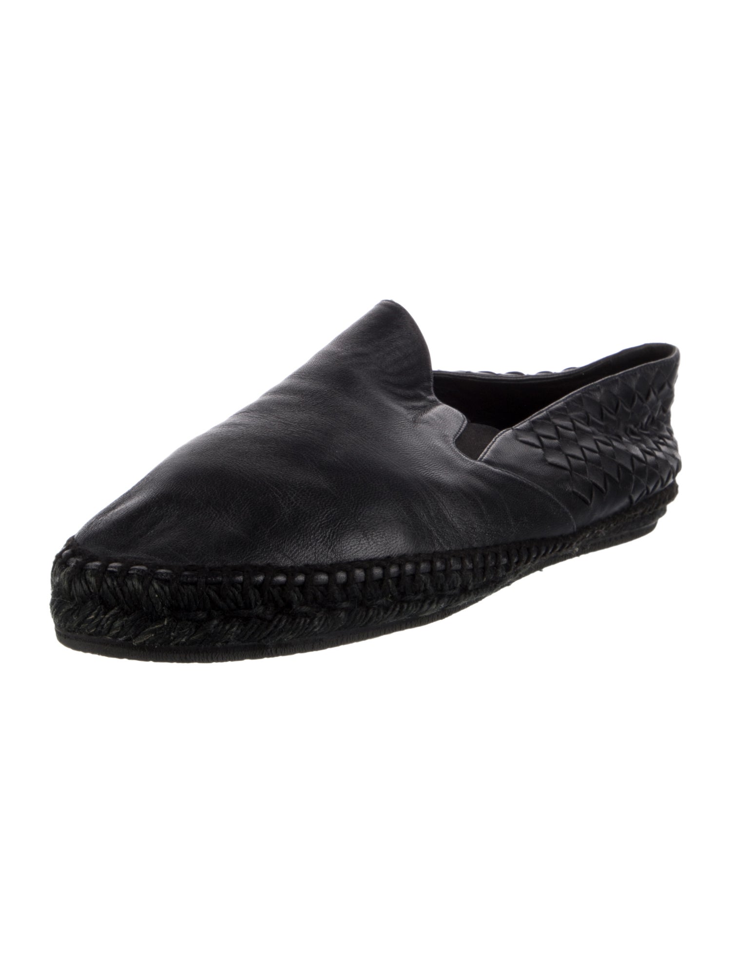 Bottega Veneta Intrecciato Weave Leather Loafers