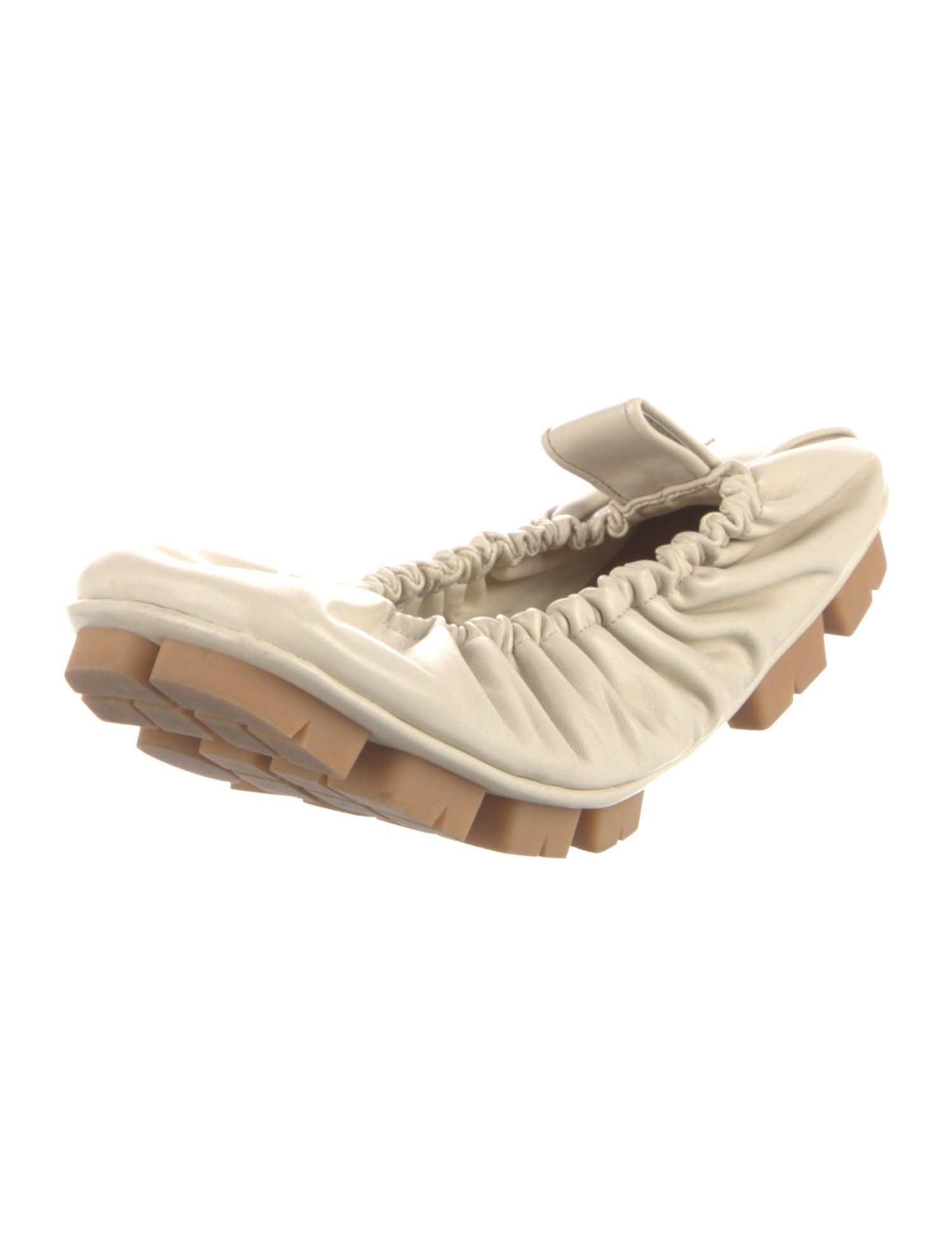 Bottega Veneta Leather Ballet Flats