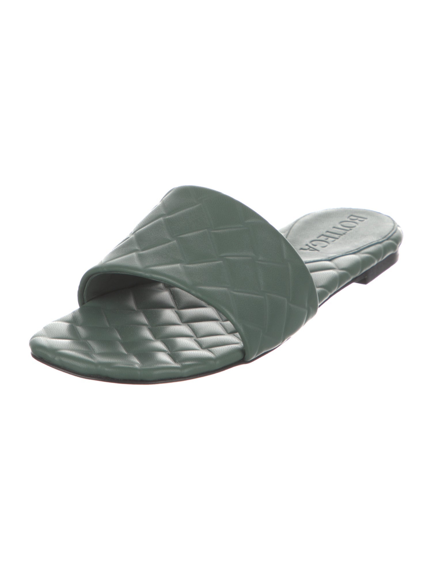 Bottega Veneta Leather Slides