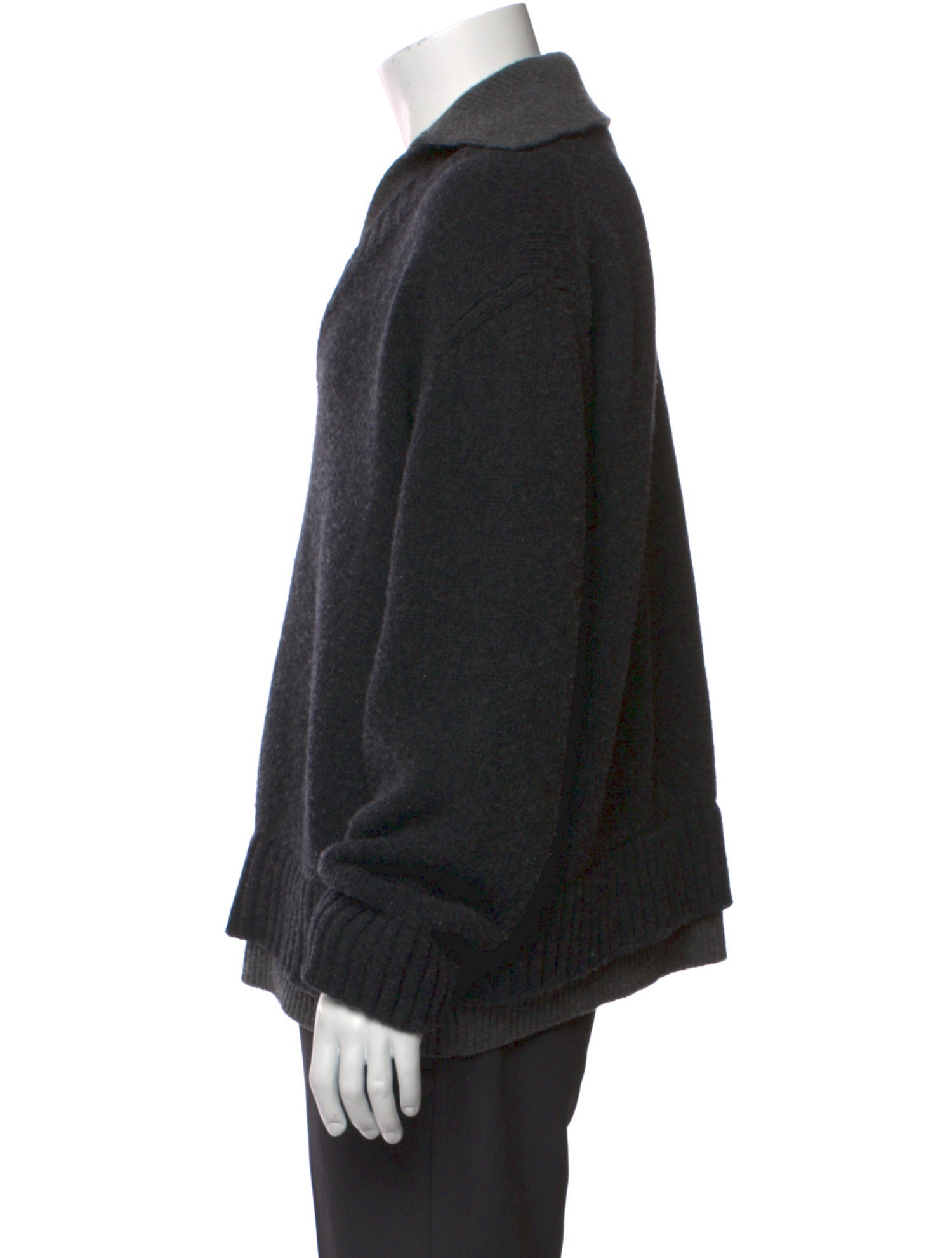 Bottega Veneta Wool V-Neck Polo Sweater