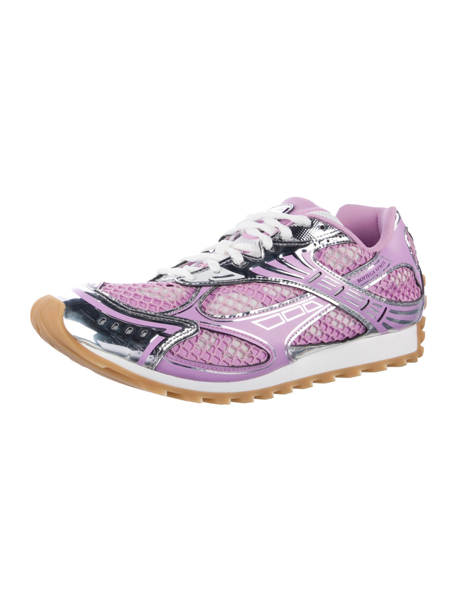 Bottega Veneta Leather Printed Sneakers