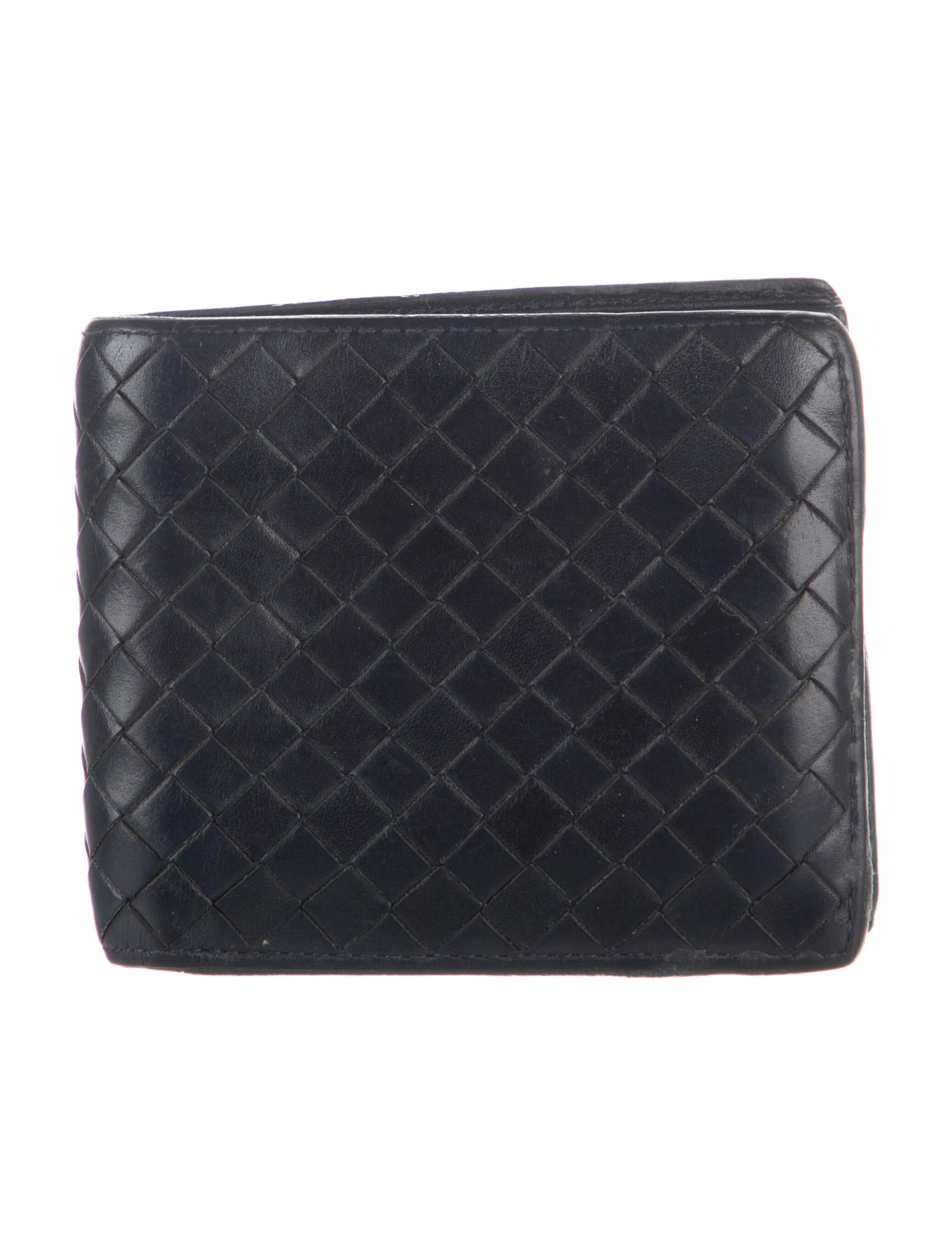 Bottega Veneta Intrecciato Weave Leather Wallet
