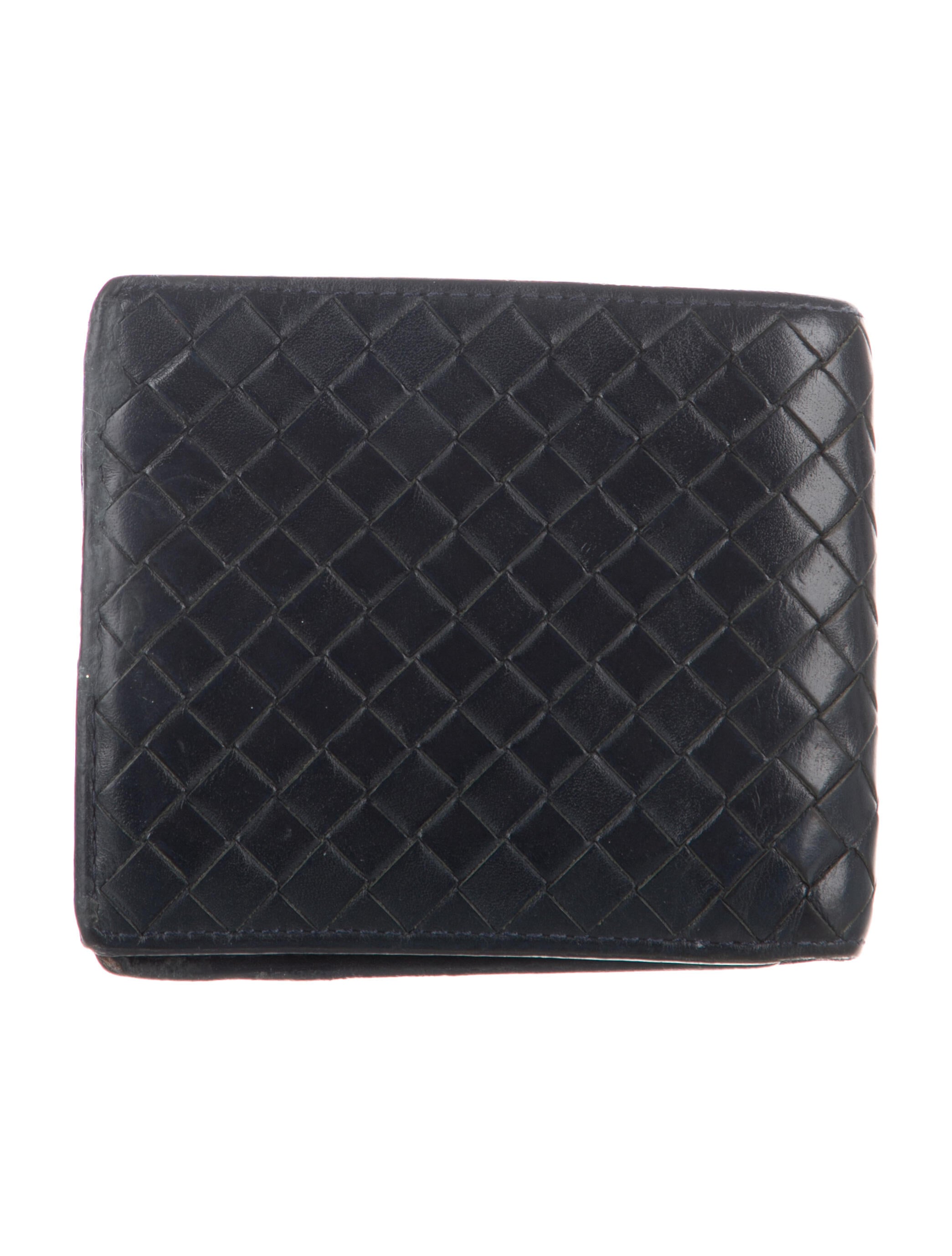 Bottega Veneta Intrecciato Weave Leather Wallet