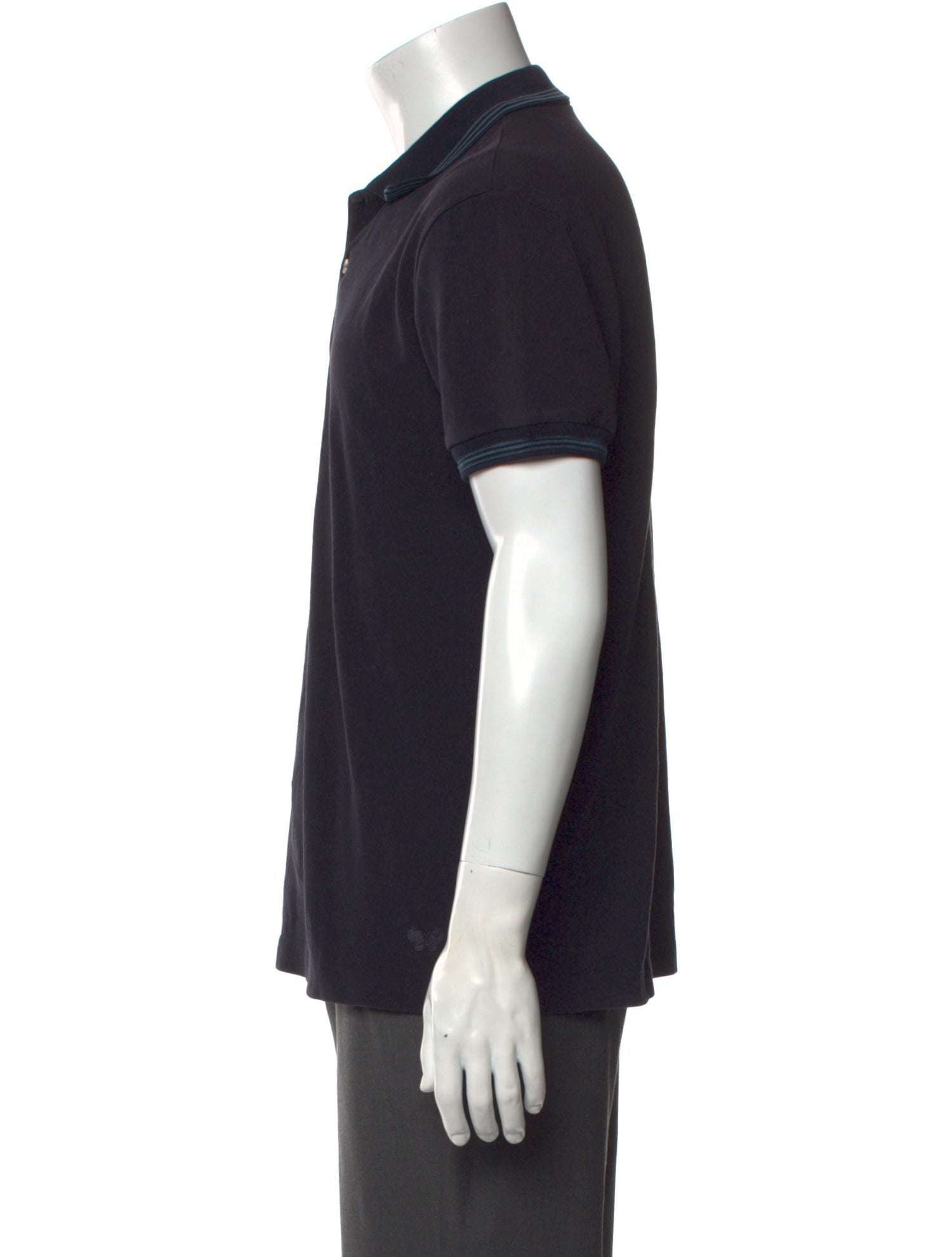 Bottega Veneta Crew Neck Short Sleeve Polo Shirt