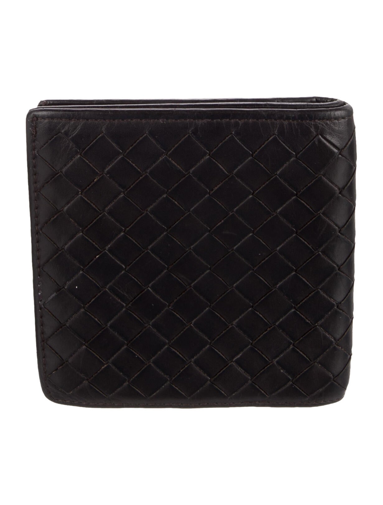 Bottega Veneta Intrecciato Weave Leather Bifold Wallet