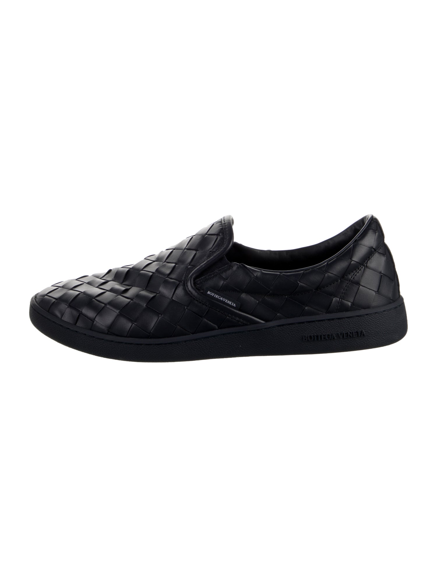 Bottega Veneta Intrecciato Weave Leather Sneakers