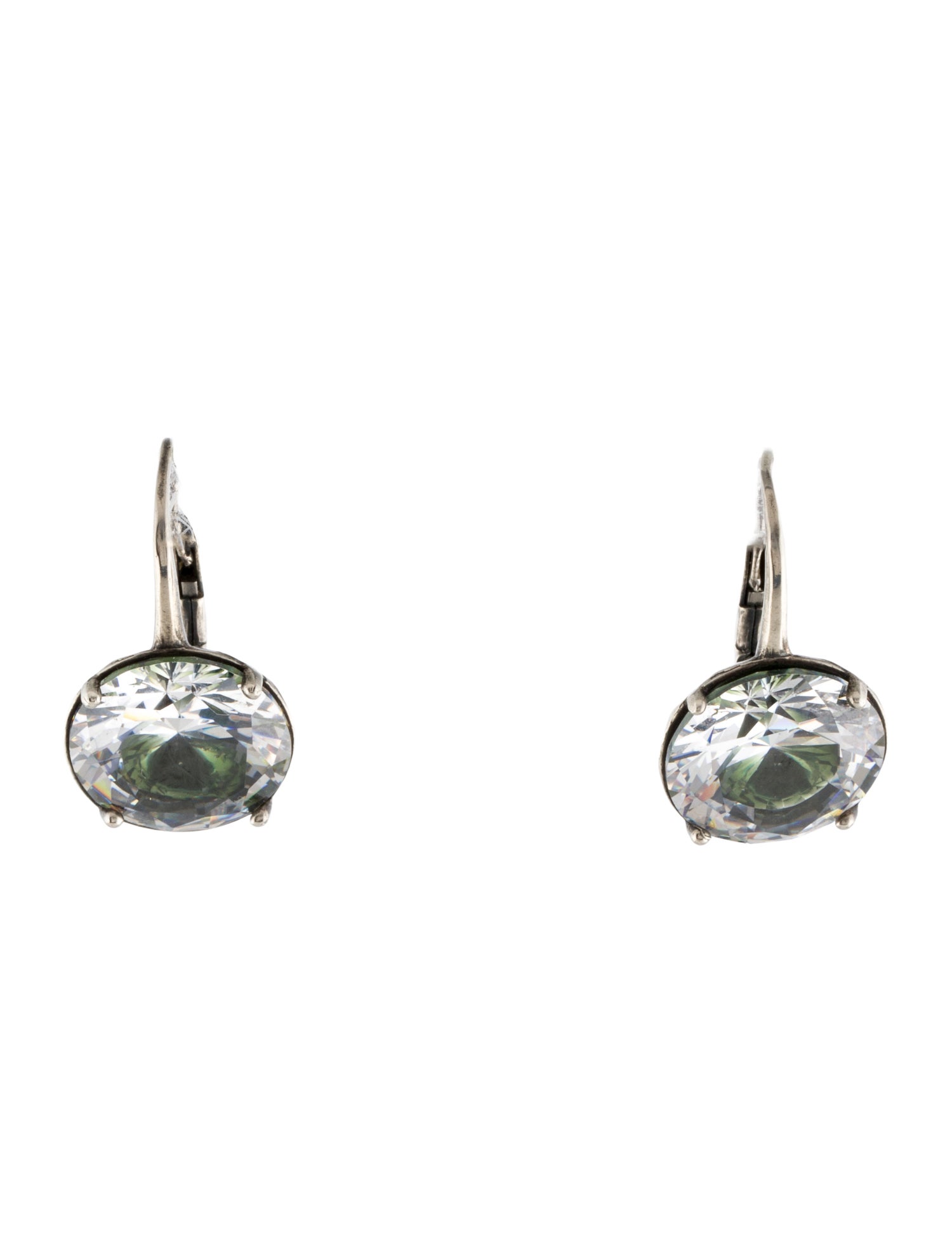 Bottega Veneta Cubic Zirconia Drop Earrings