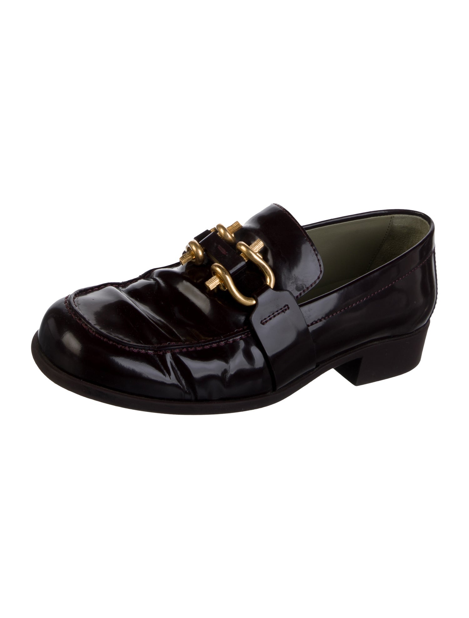 Bottega Veneta Patent Leather Loafers