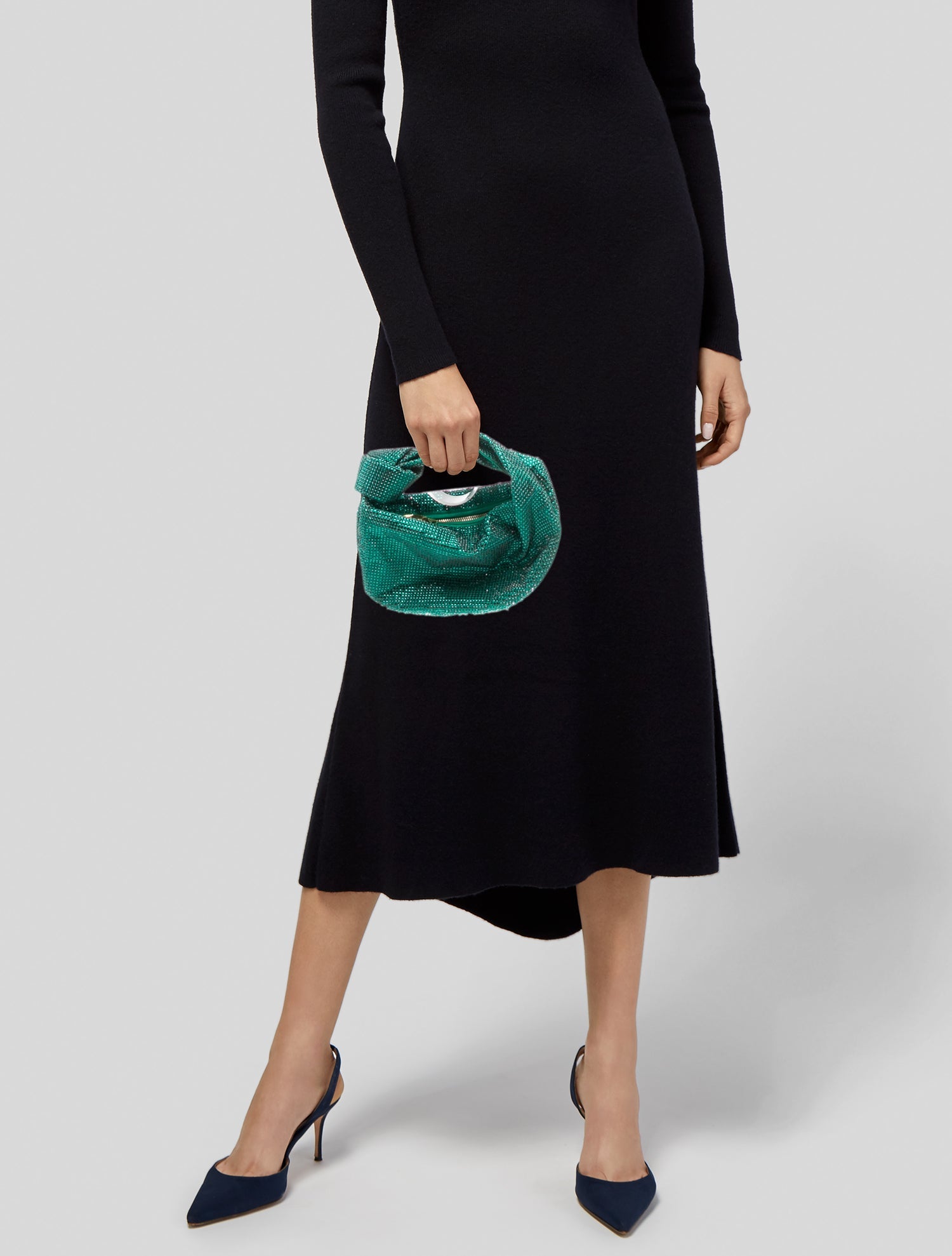 Bottega Veneta Satin Jodie Mini