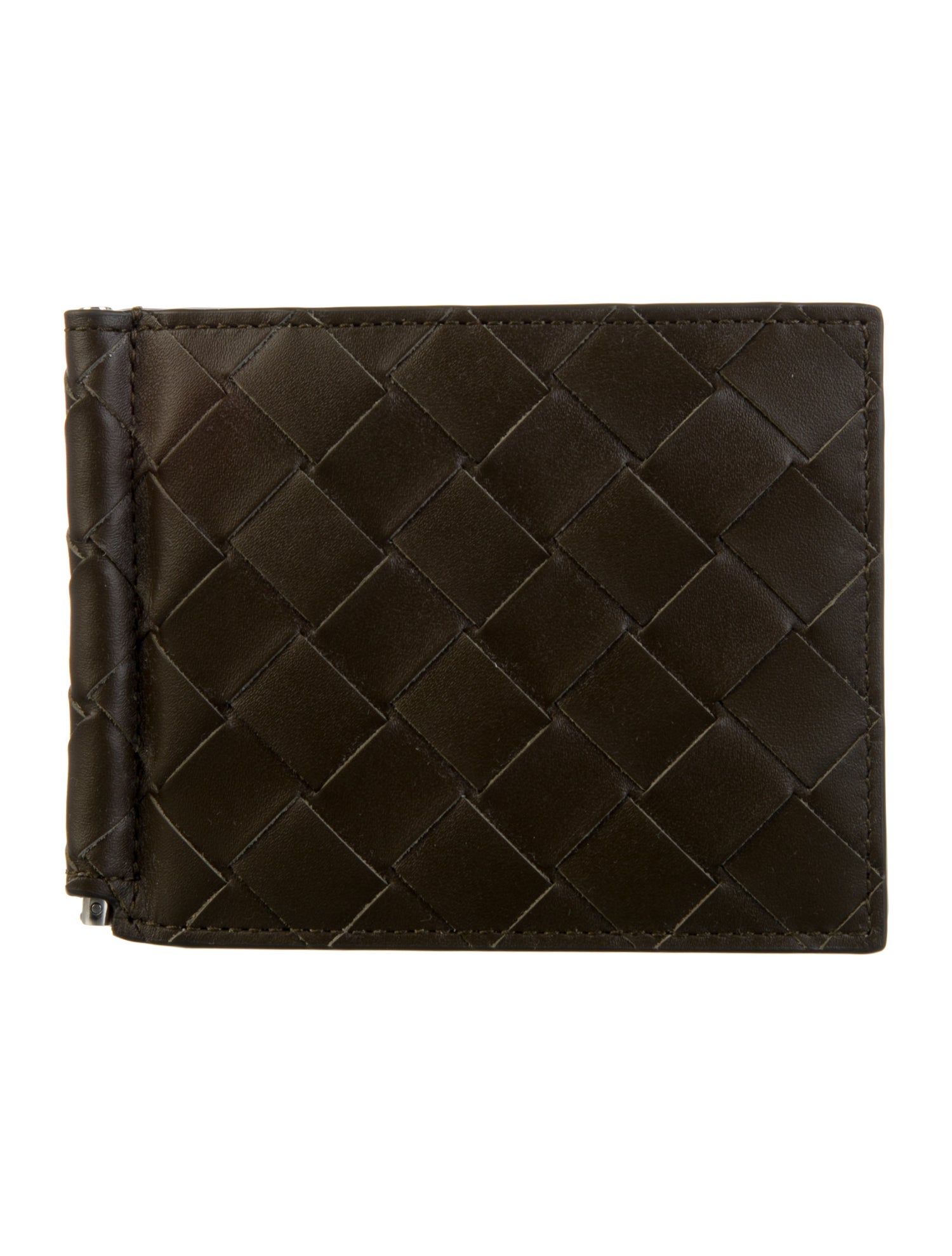 Bottega Veneta Intrecciato Weave Leather Wallet