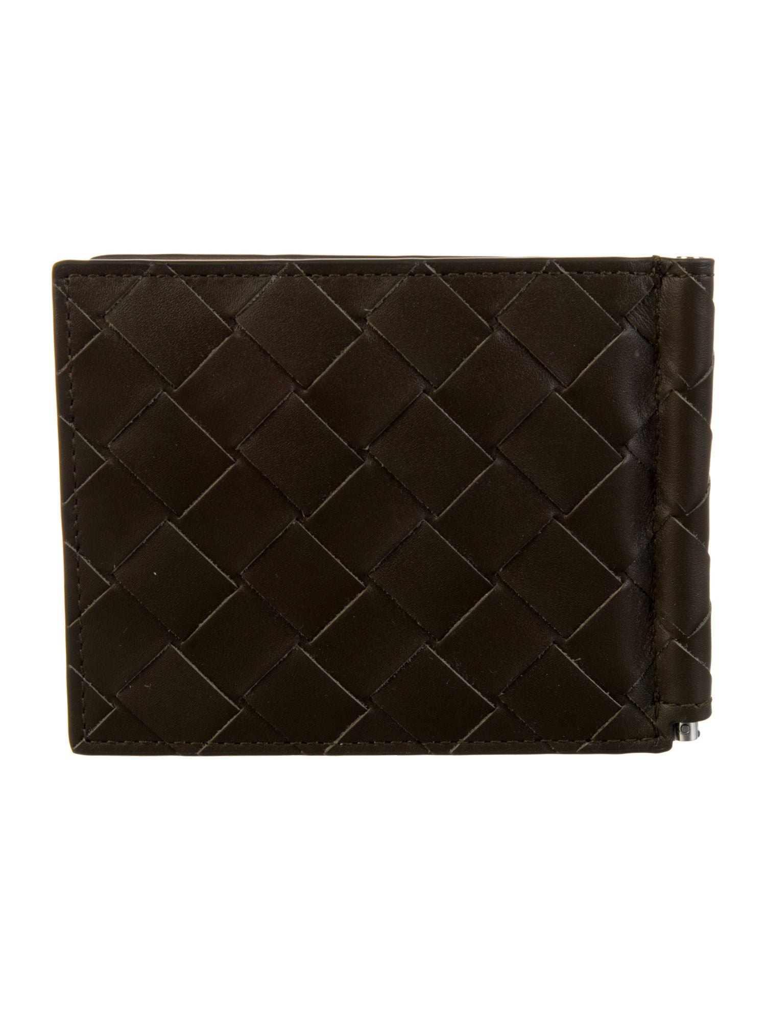 Bottega Veneta Intrecciato Weave Leather Wallet