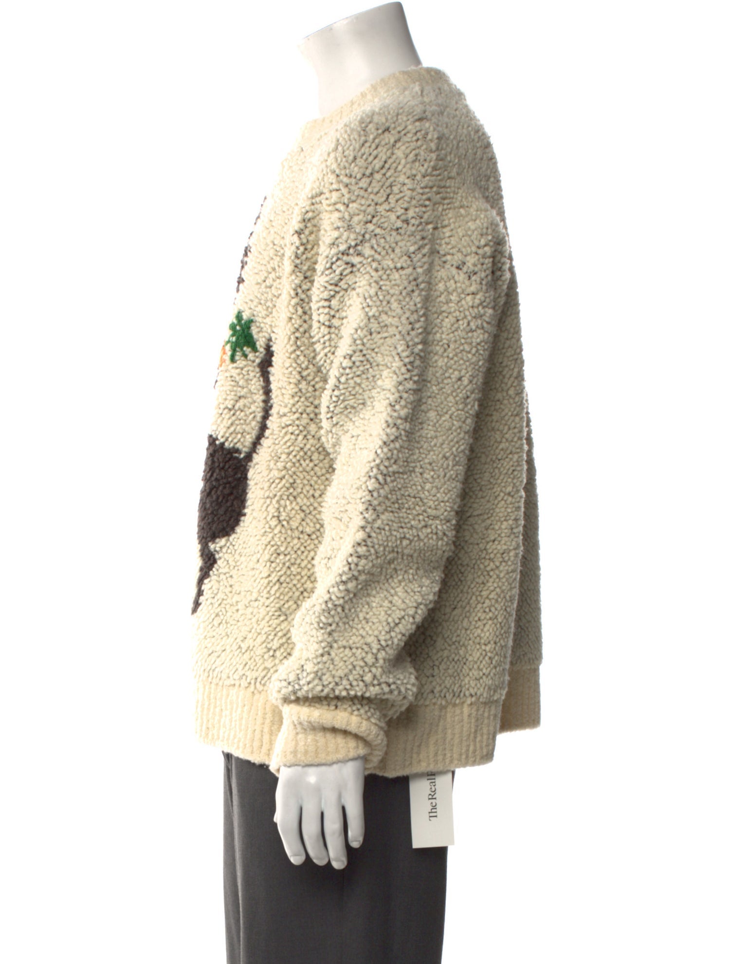 Bottega Veneta Wool Graphic Print Pullover