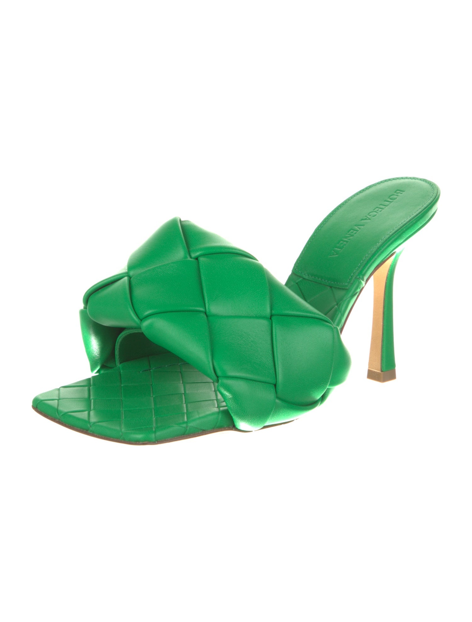 Bottega Veneta Leather Slides