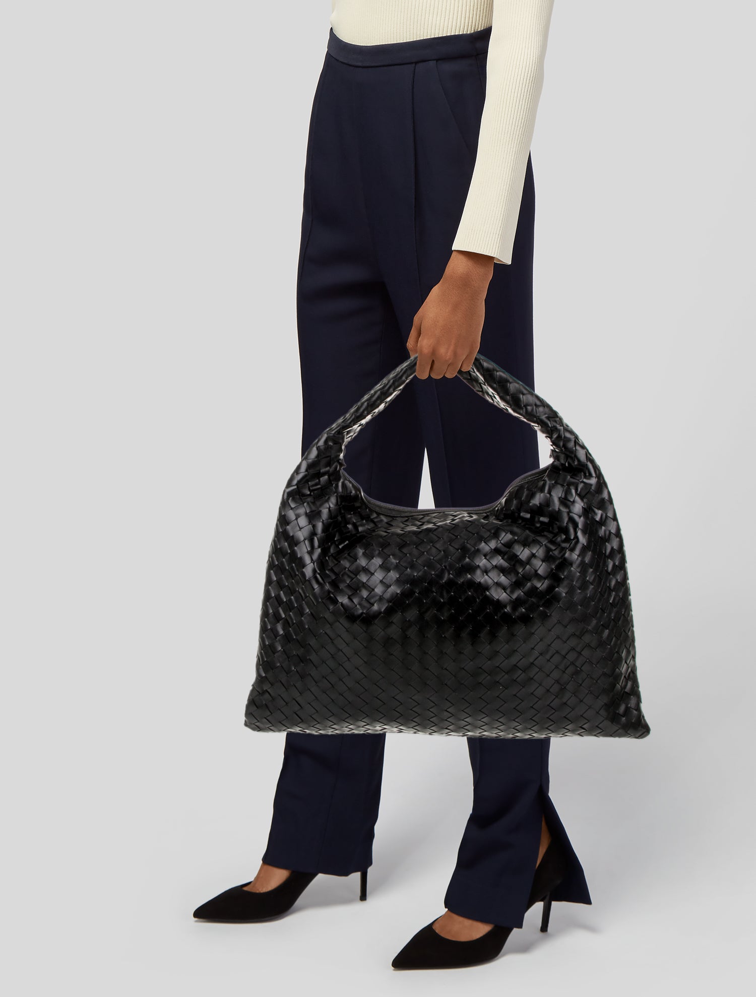 Bottega Veneta Leather Hobo w/ Tags