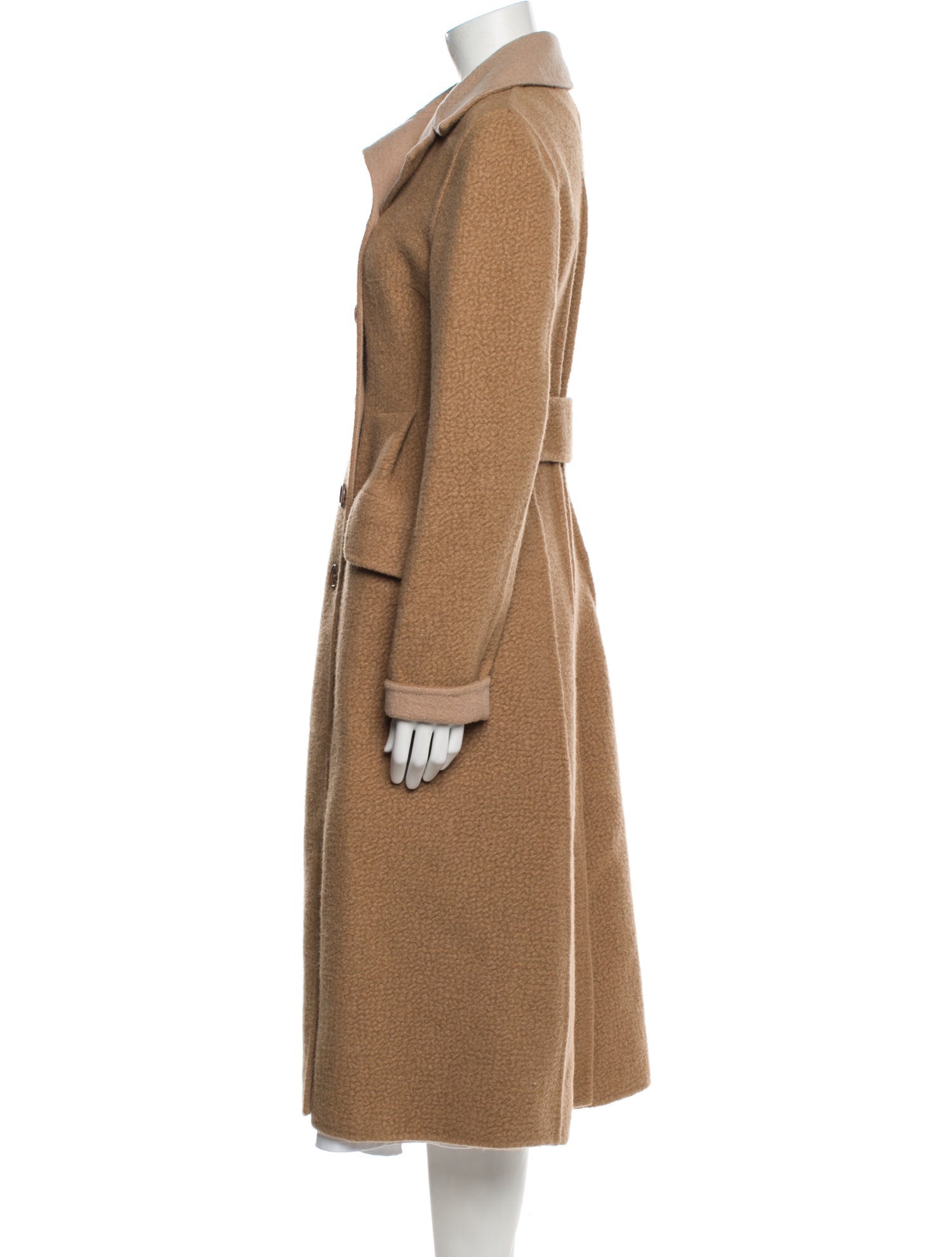 Bottega Veneta Wool Faux Fur Coat