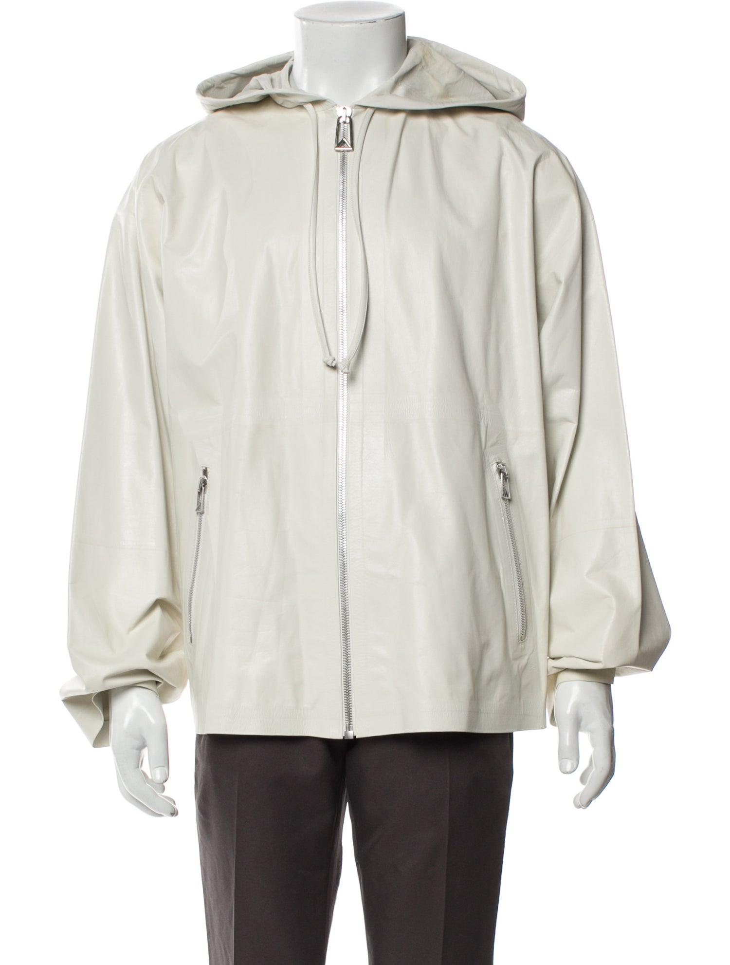 Bottega Veneta Leather Windbreaker